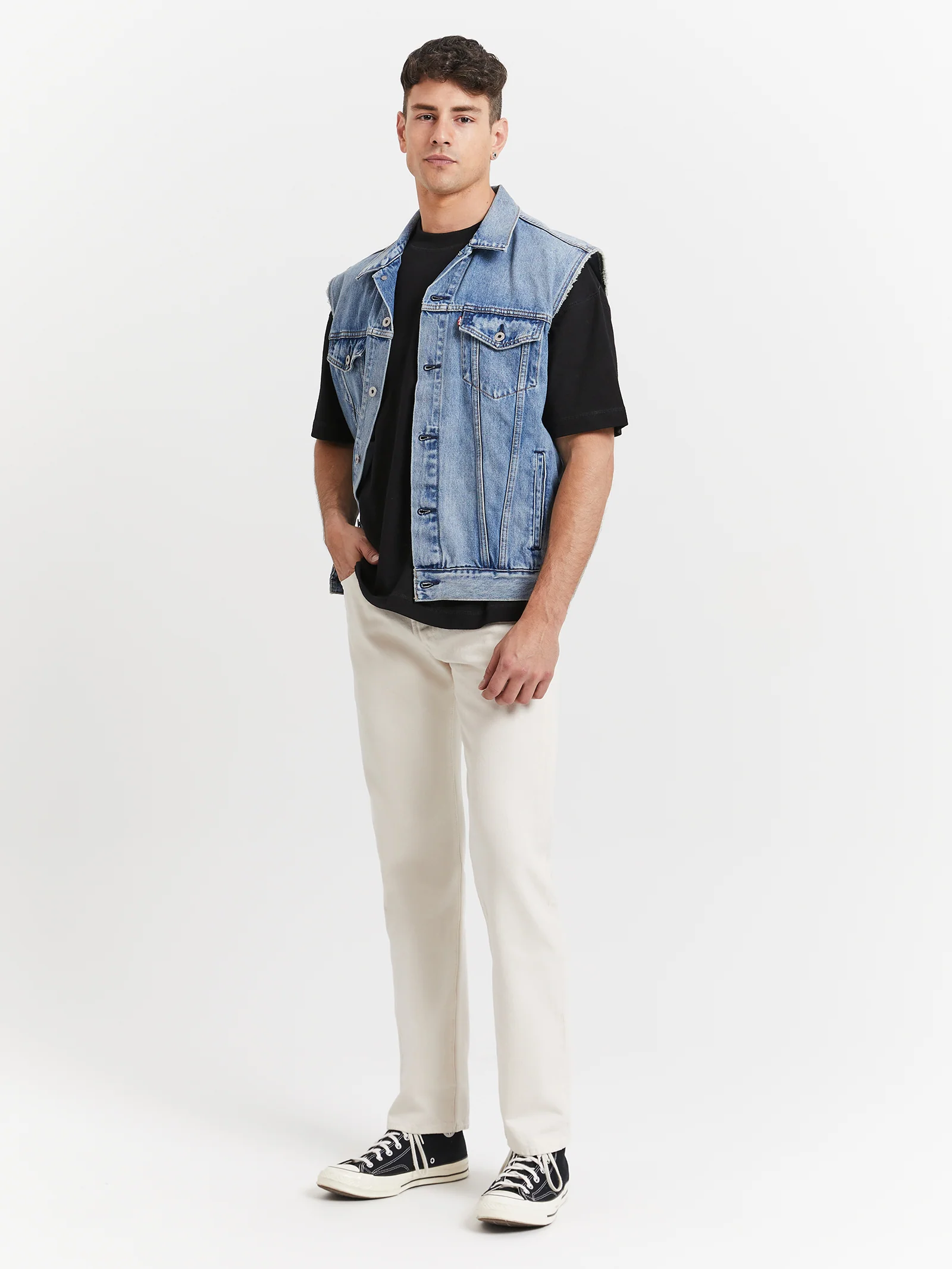 Relaxed Trucker Vest - Image 2