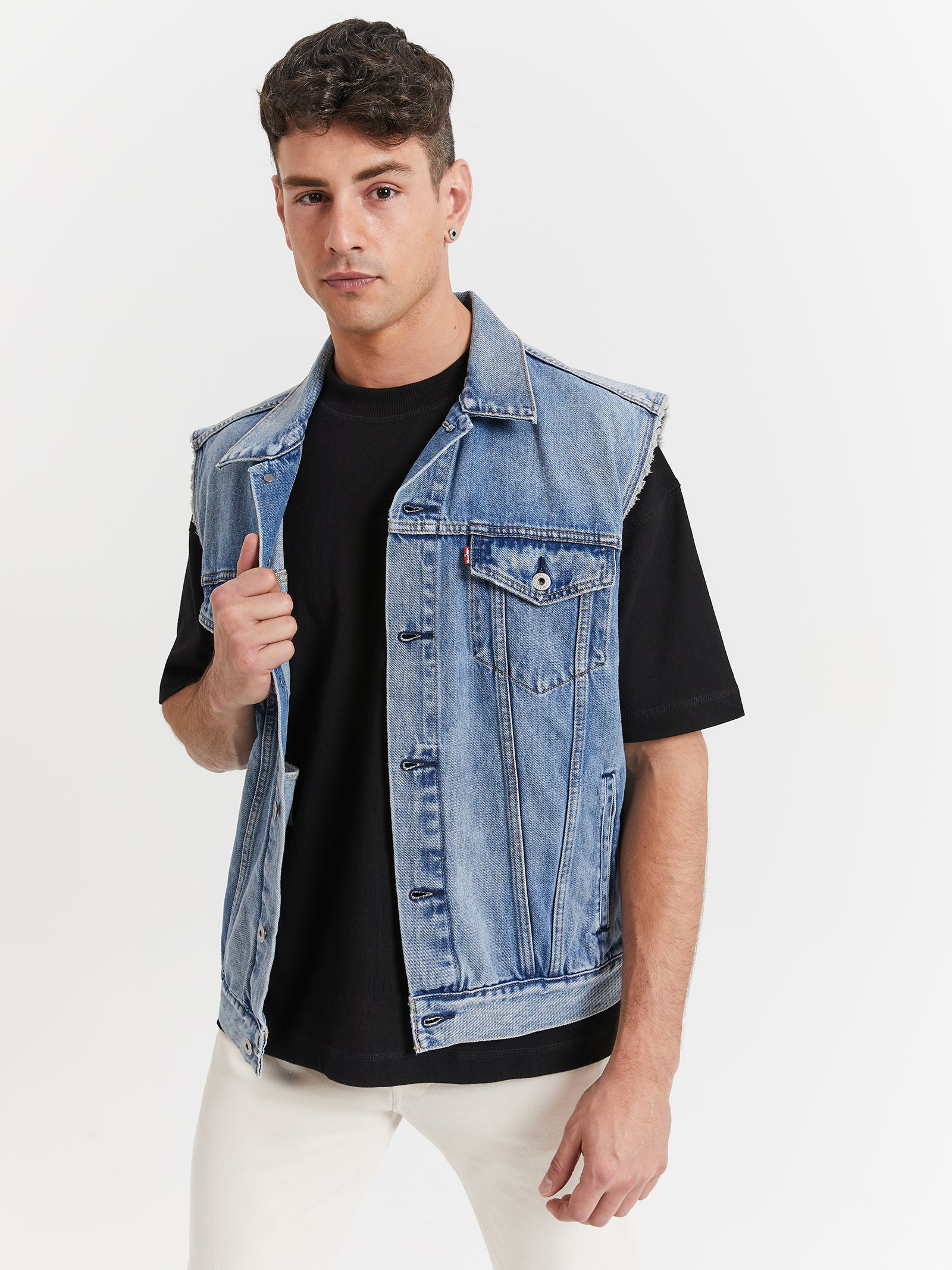 Relaxed Trucker Vest - Image 3