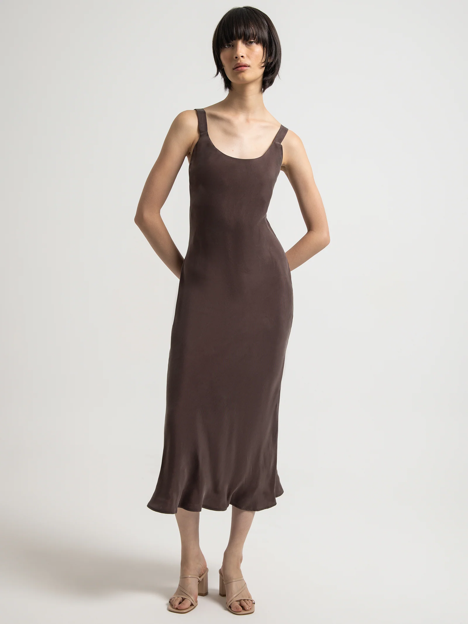 Ren Cupro Slip Dress - Image 3