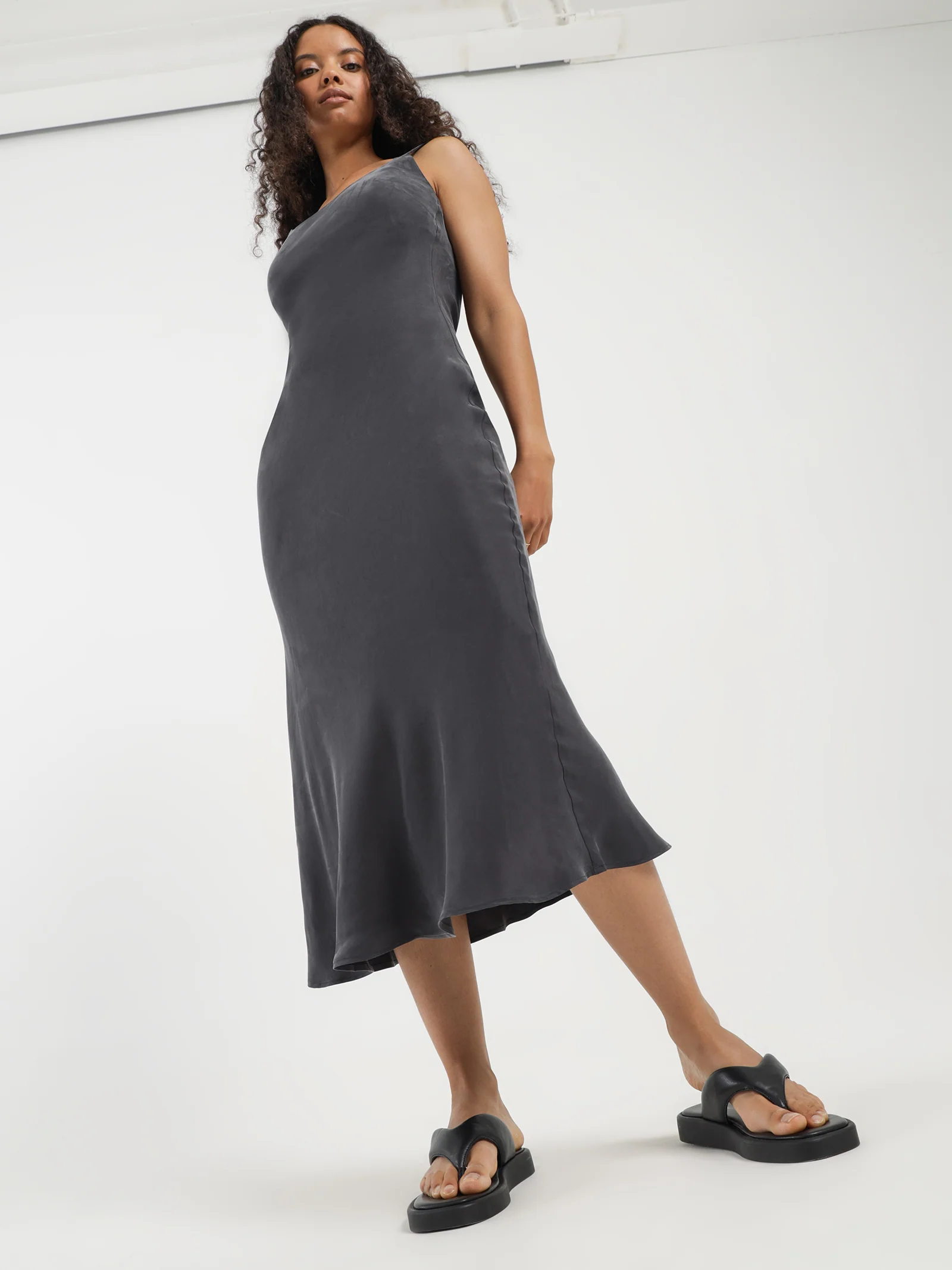 Ren Cupro Slip Dress - Image 4