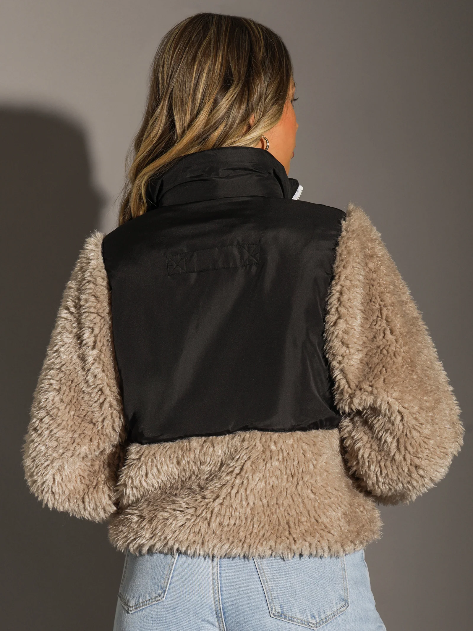 Renatta Teddy Bomber Jacket - Image 6