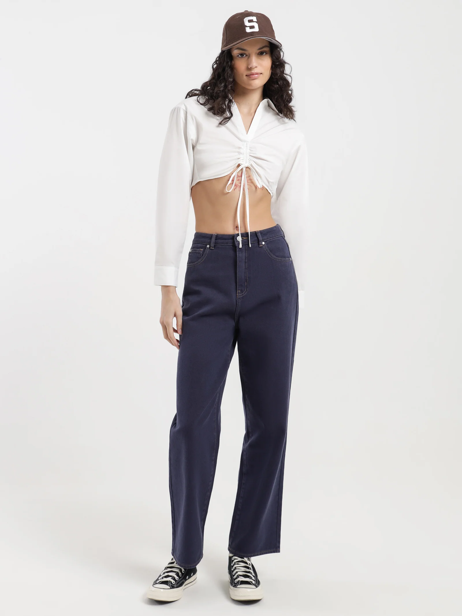 Renee Ruched Long Sleeve Shirt - Image 4
