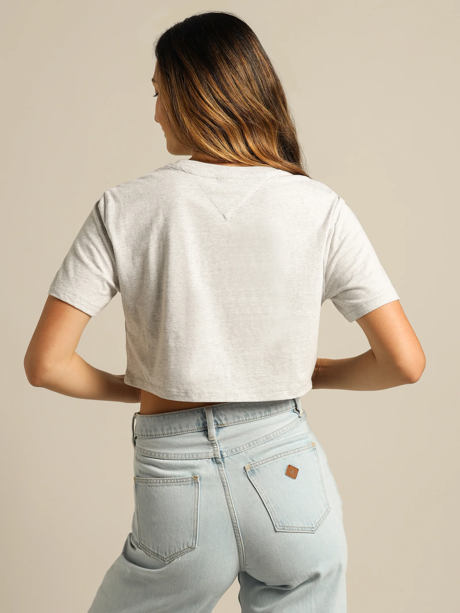 Repeat Logo Crop T-Shirt - Image 5