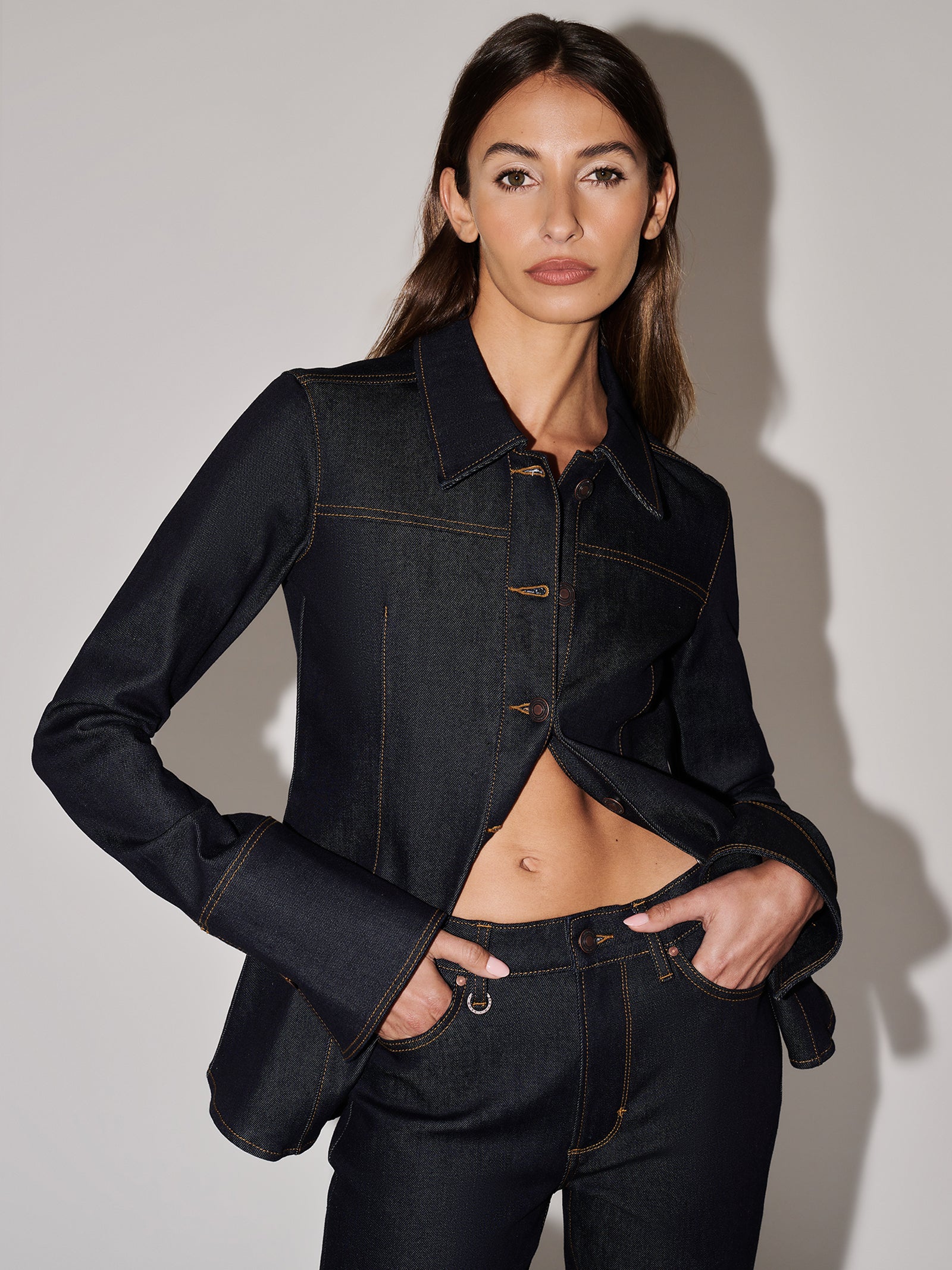 Resonate Muse Denim Jacket Raw Indigo - Image 3