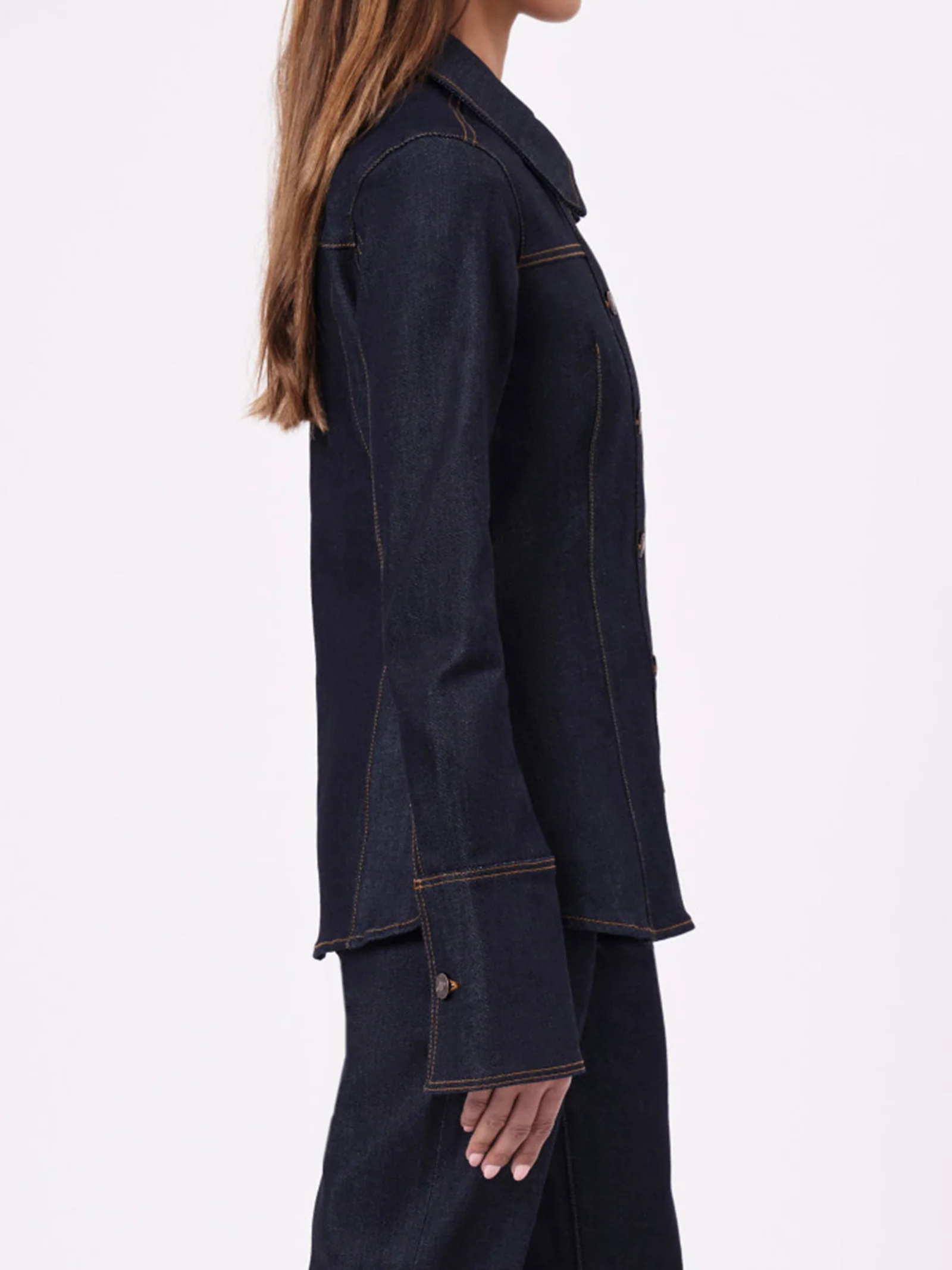 Resonate Muse Denim Jacket Raw Indigo - Image 7