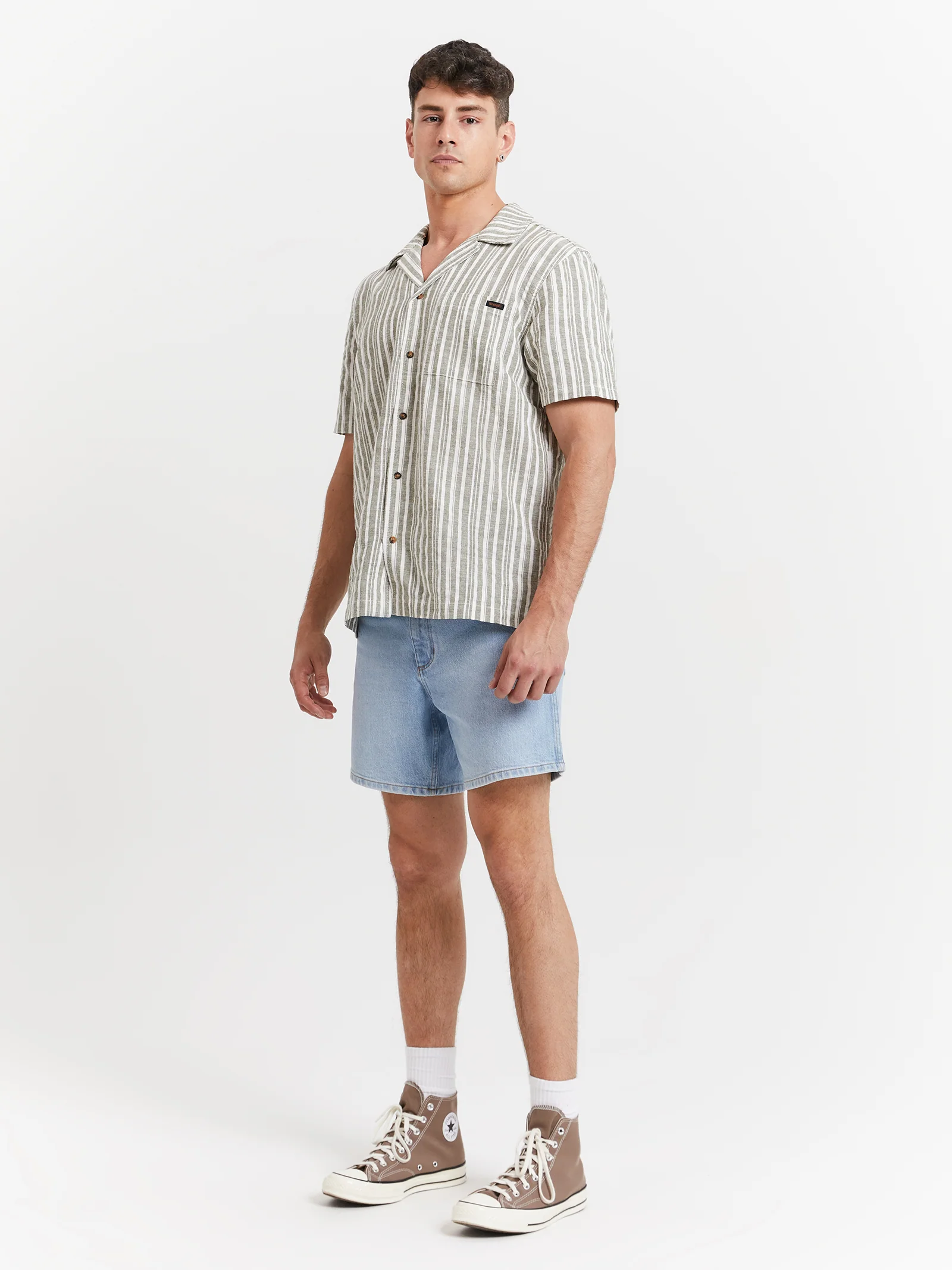 Resort Shirt - Sage Stripe - Image 4