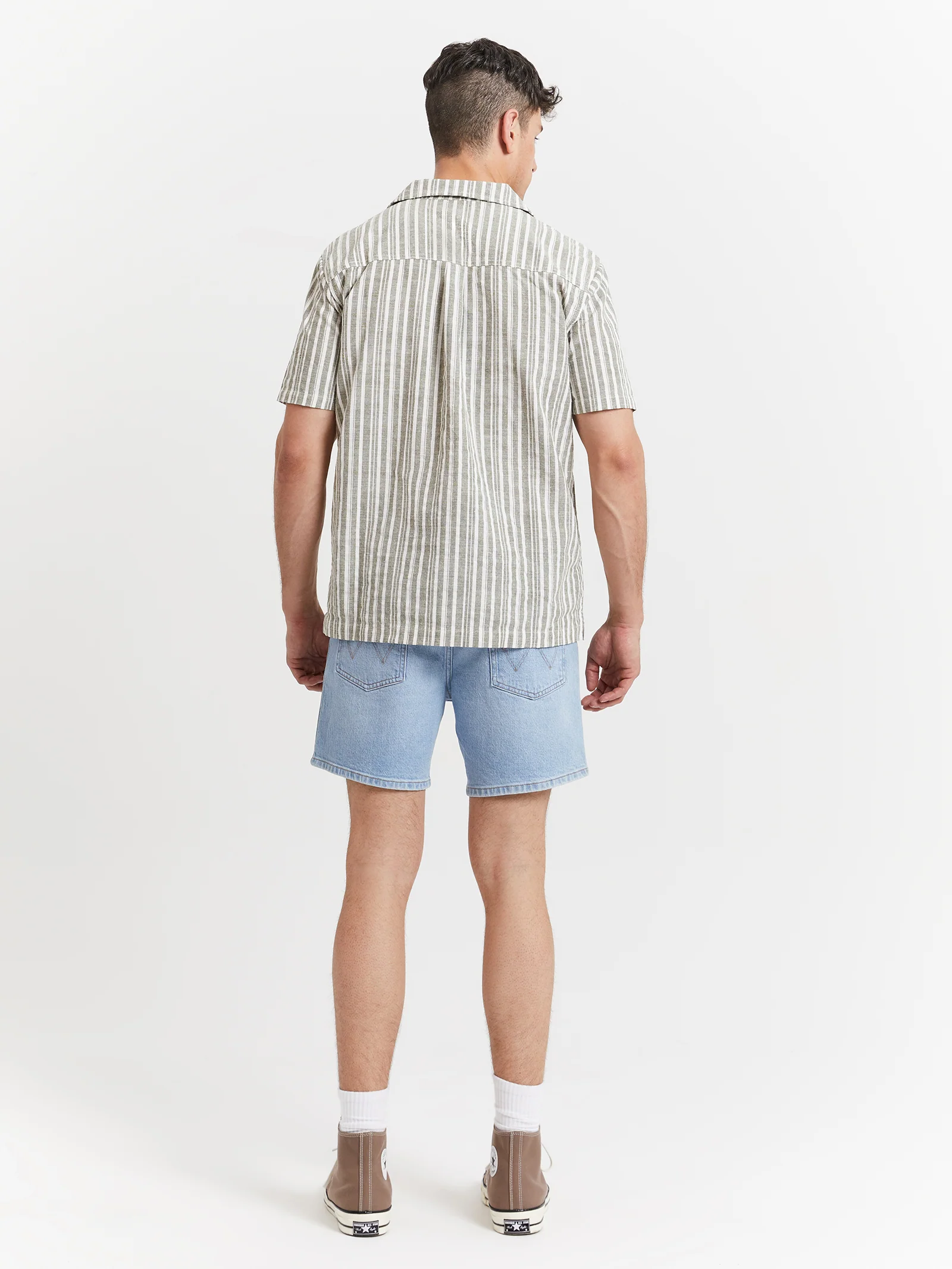 Resort Shirt - Sage Stripe - Image 5