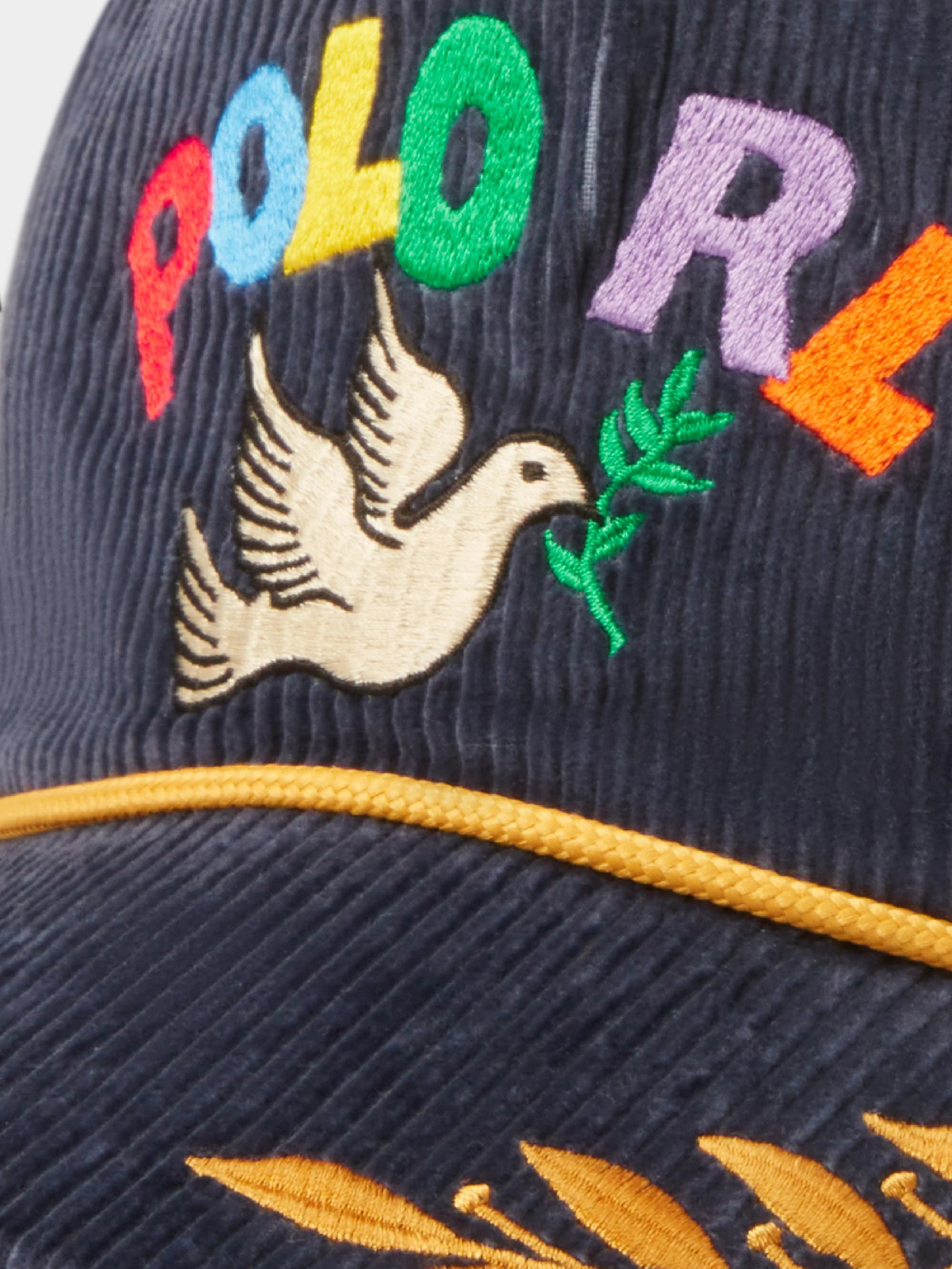 Retro Corduroy Trucker Cap - Image 3