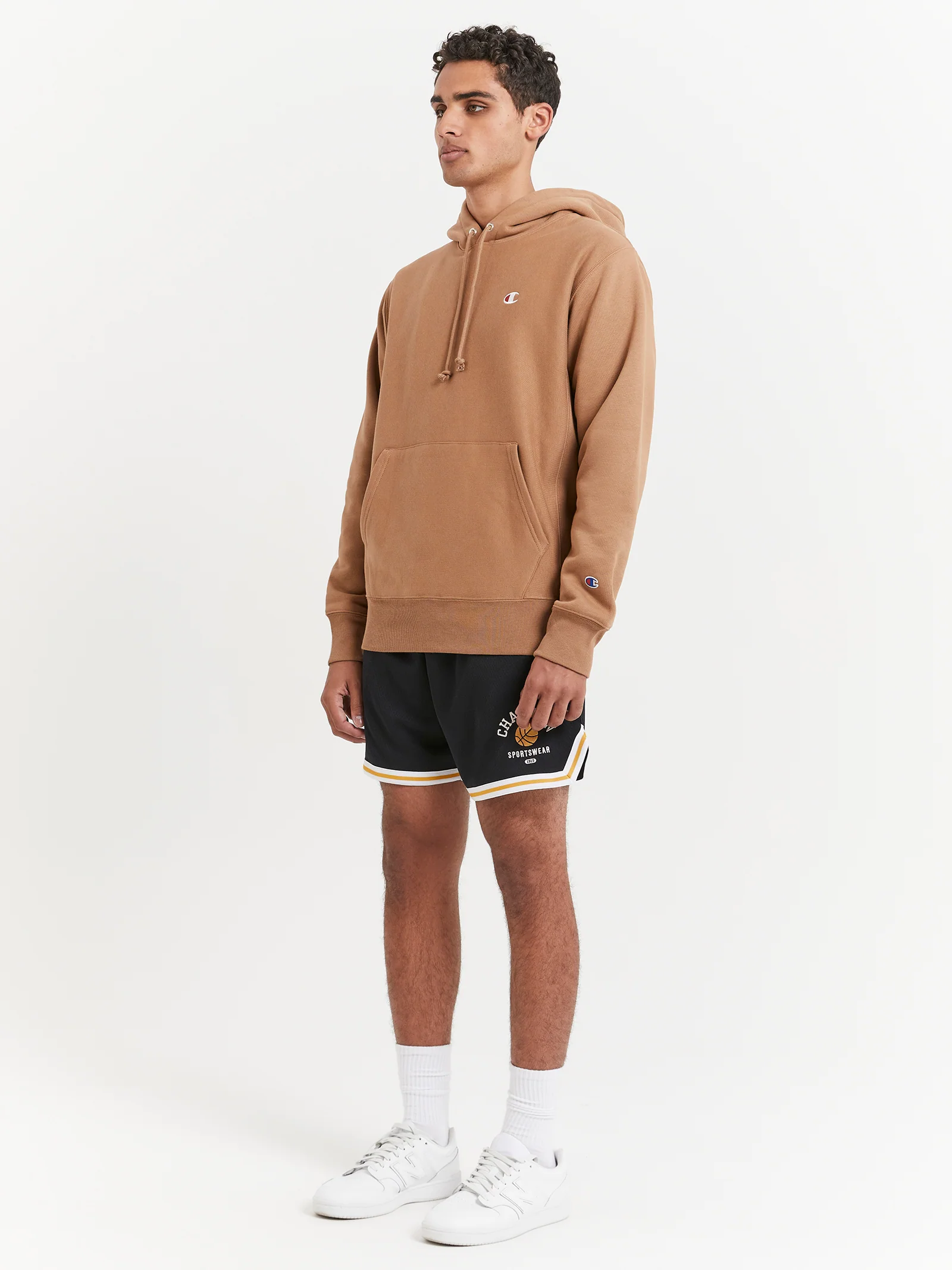 Reverse Weave C Logo Hoodie - Image 4