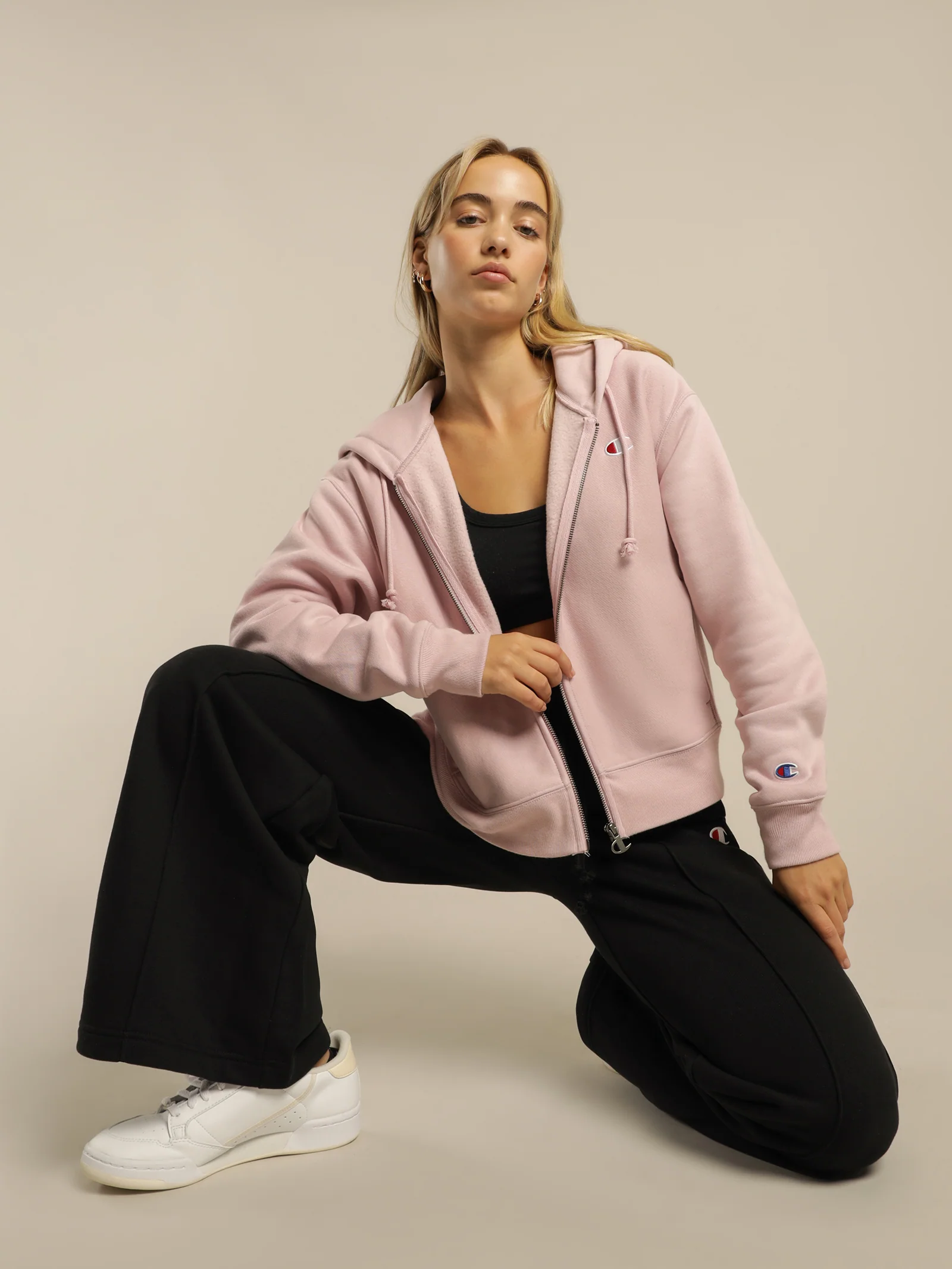 Reverse Weave C Zip Hood Jacket - Image 2
