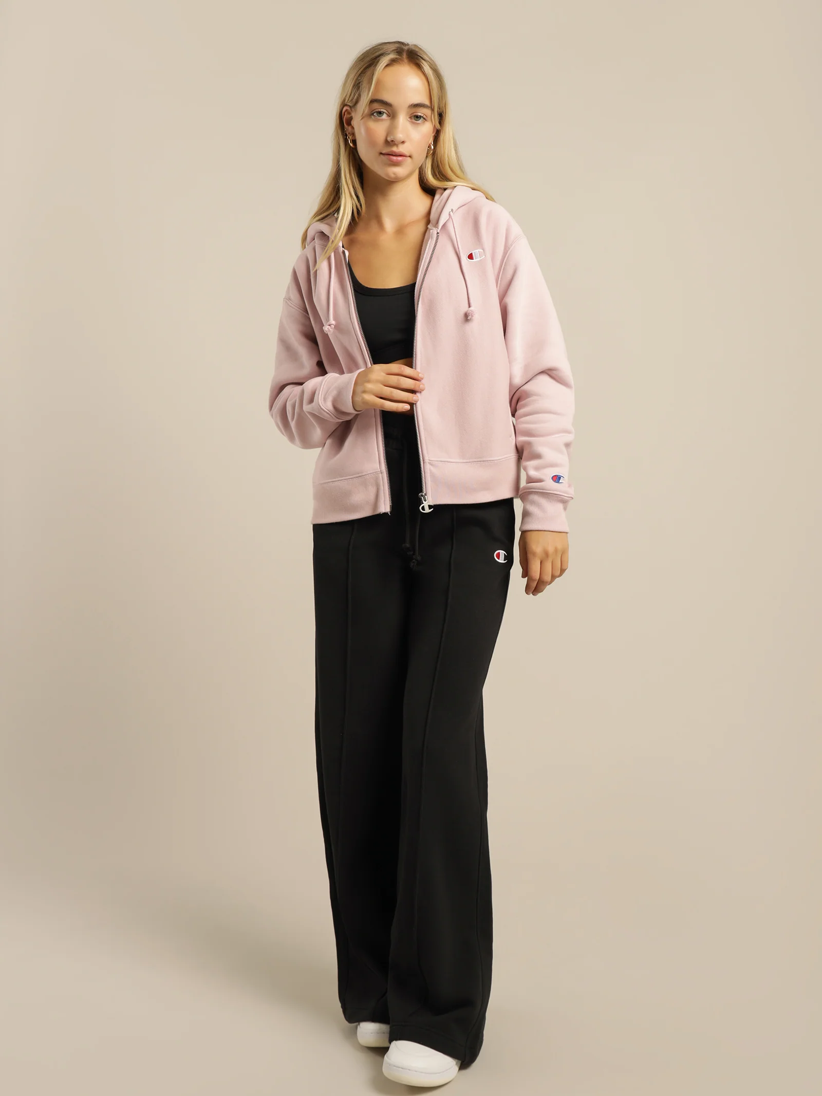 Reverse Weave C Zip Hood Jacket - Image 5