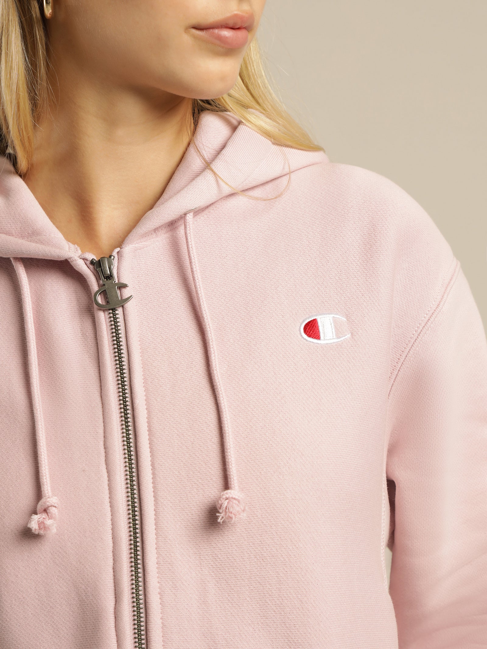 Reverse Weave C Zip Hood Jacket - Image 6