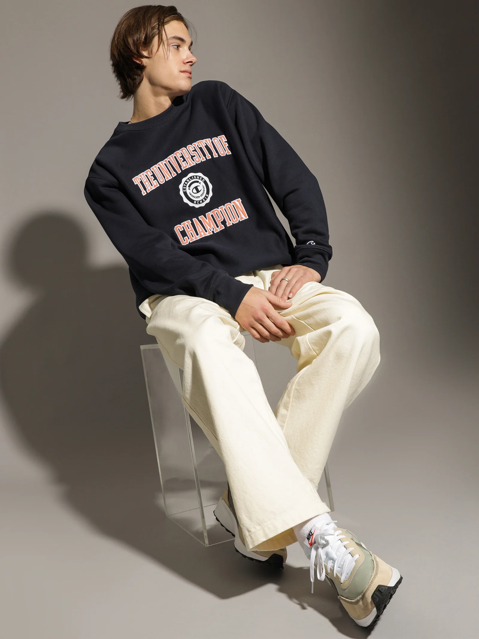 Reverse Weave Champion Uni Crewneck - Image 5