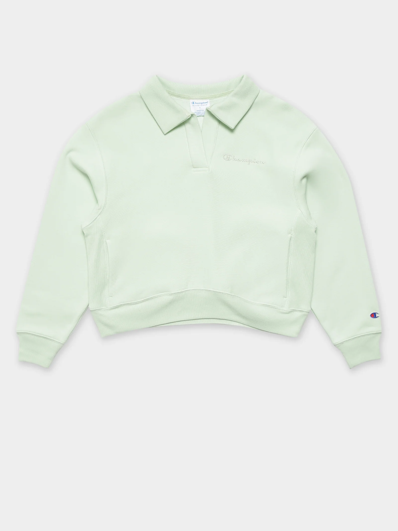 Reverse Weave Collared Crew - Image 7