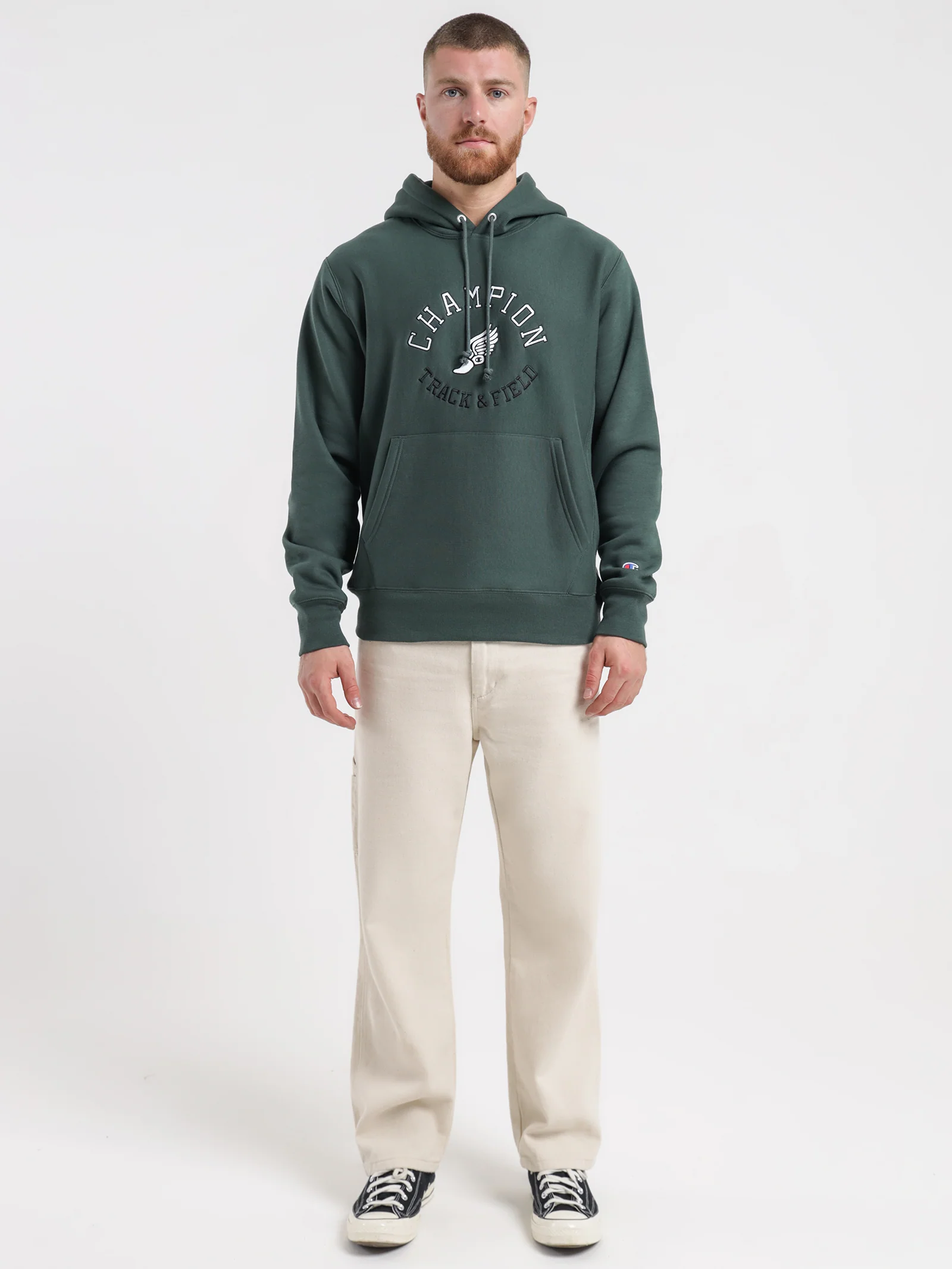 Reverse Weave Collegiate Hoodie - Image 3