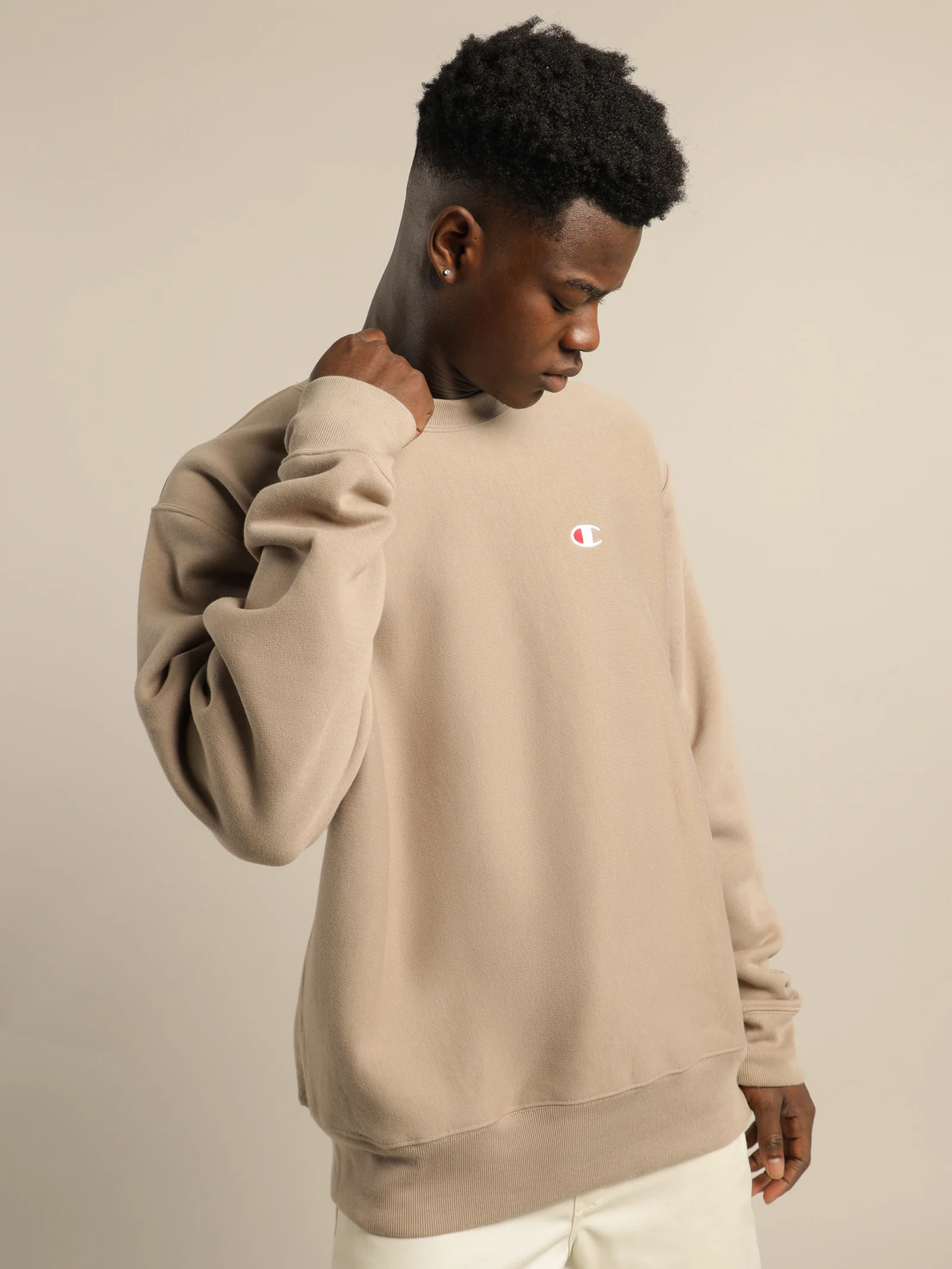 Reverse Weave Crew Jumper - Image 2