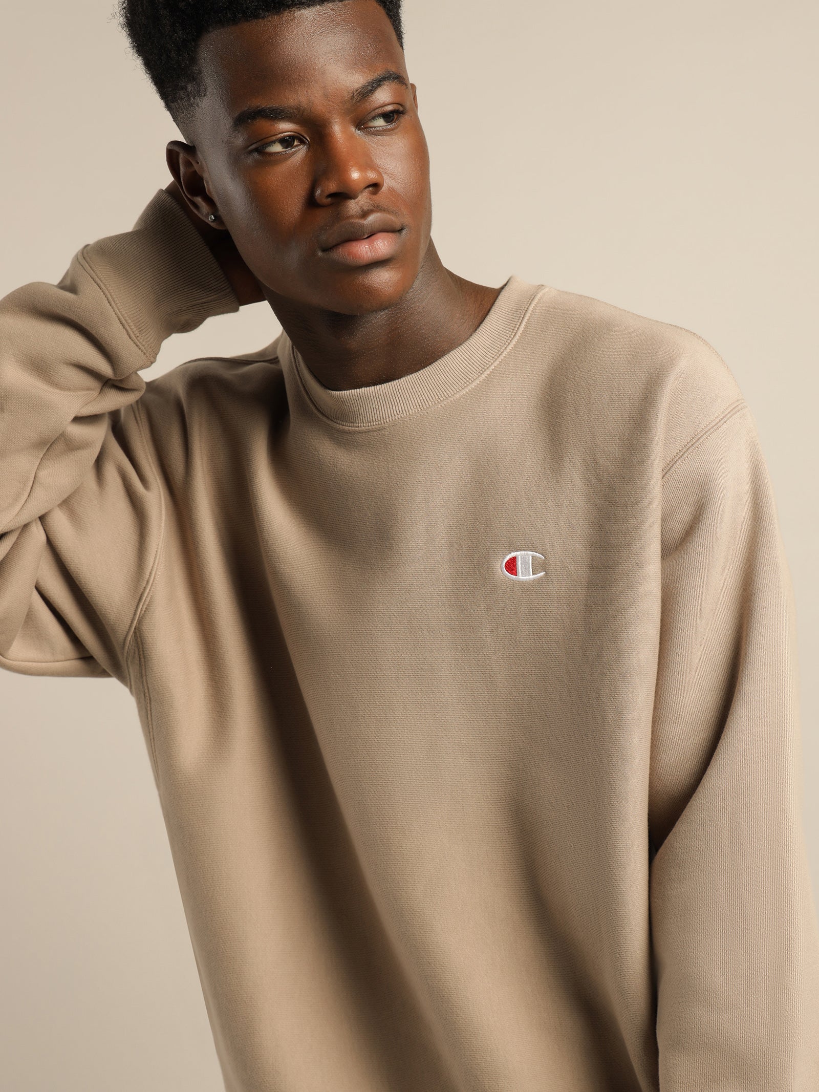 Reverse Weave Crew Jumper - Image 5