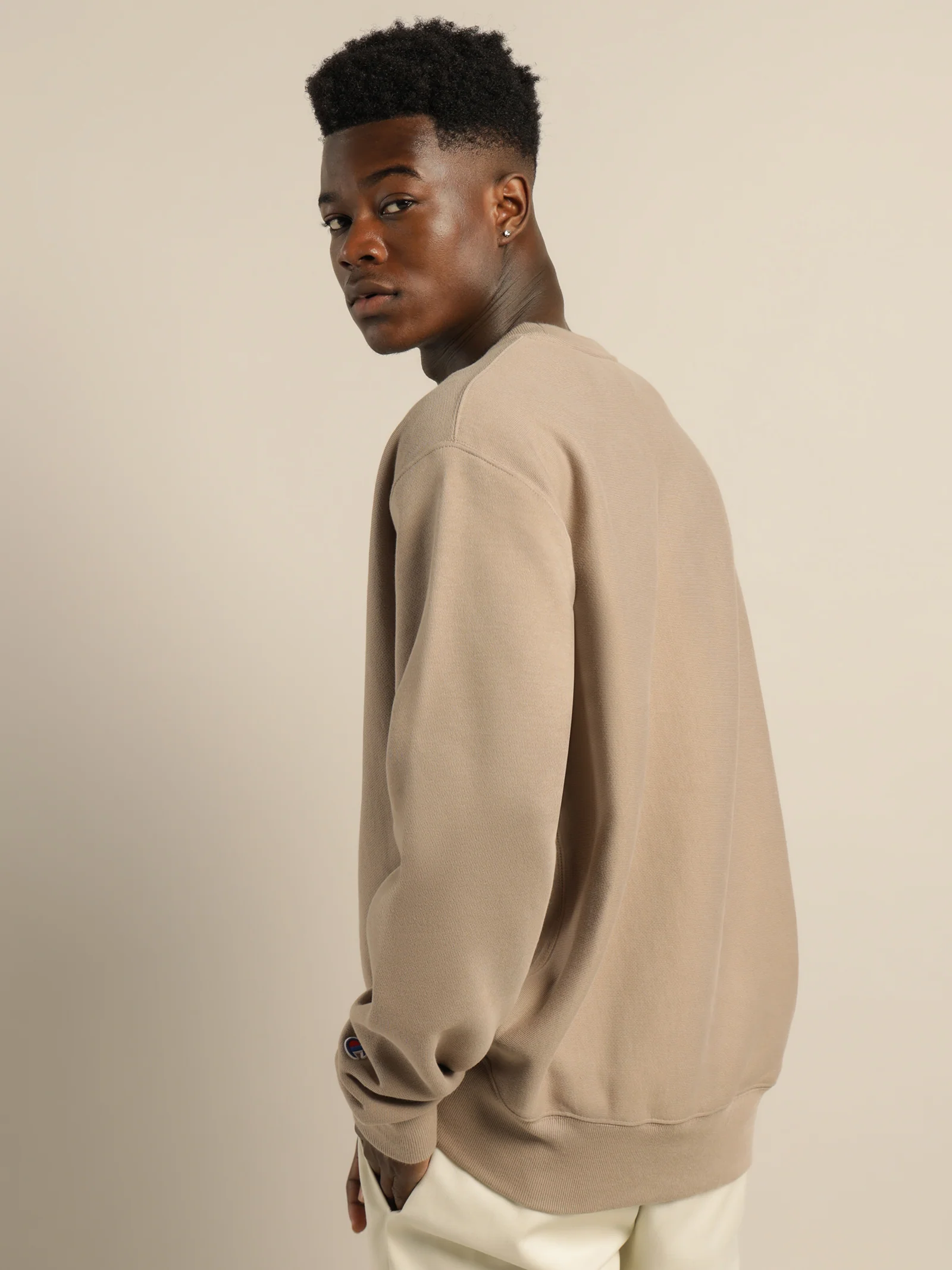 Reverse Weave Crew Jumper - Image 6