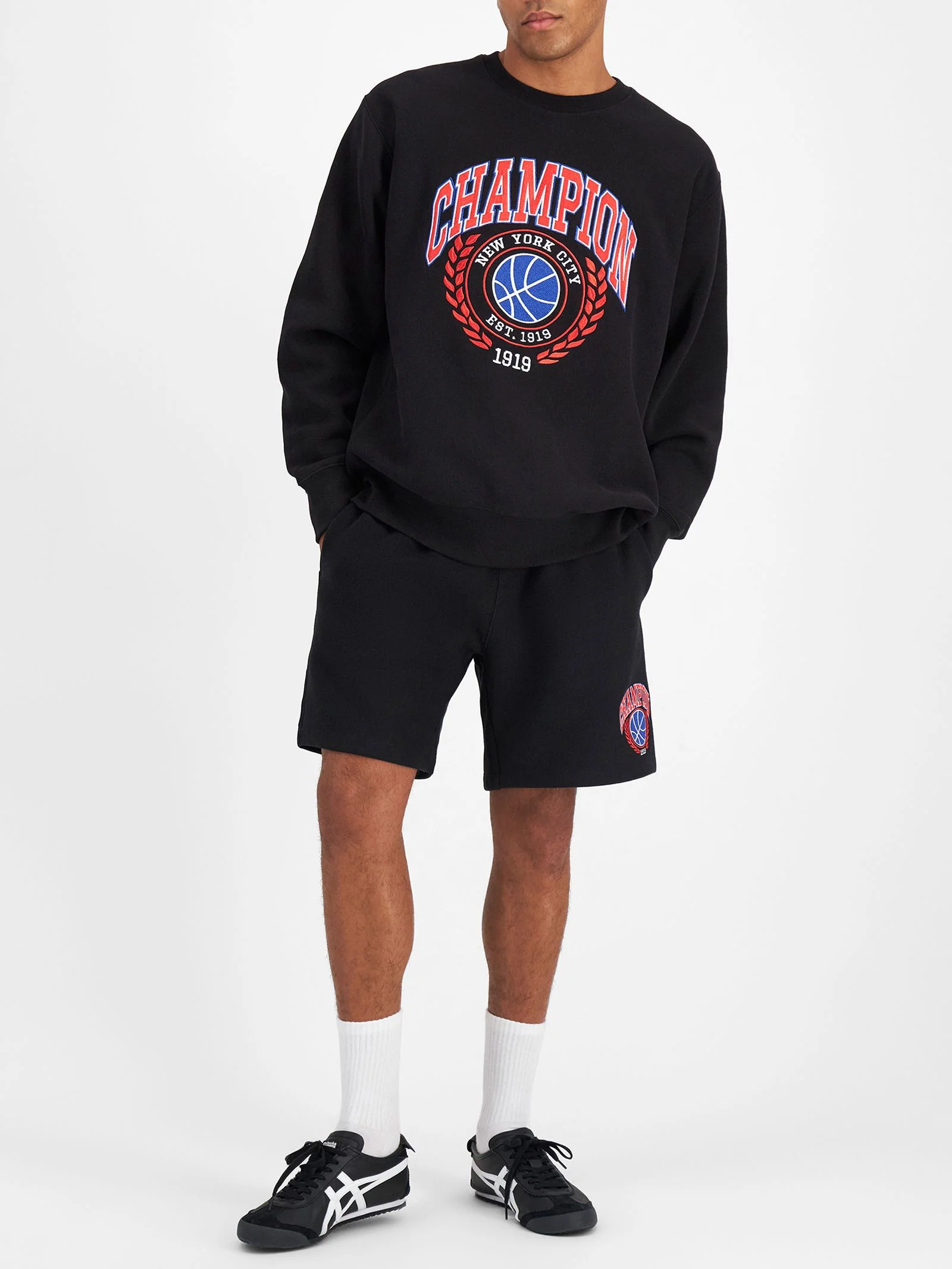 Reverse Weave Field Basketball Crew - Image 2