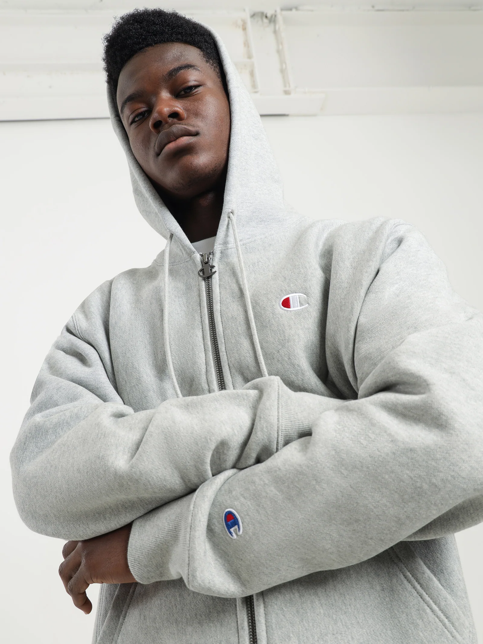 Reverse Weave Full Zip Hoodie - Image 5