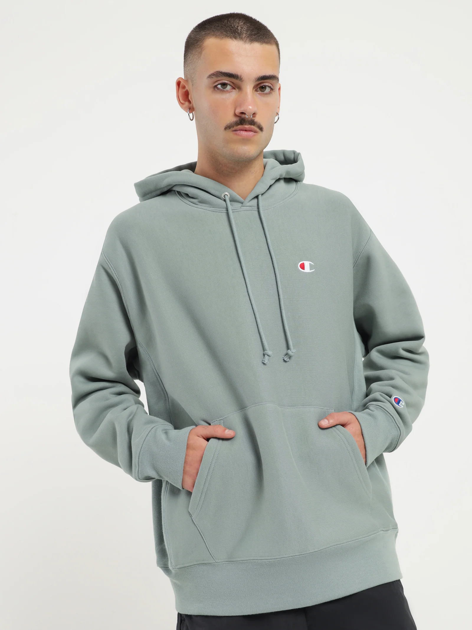 Reverse Weave Hoodie - Image 3
