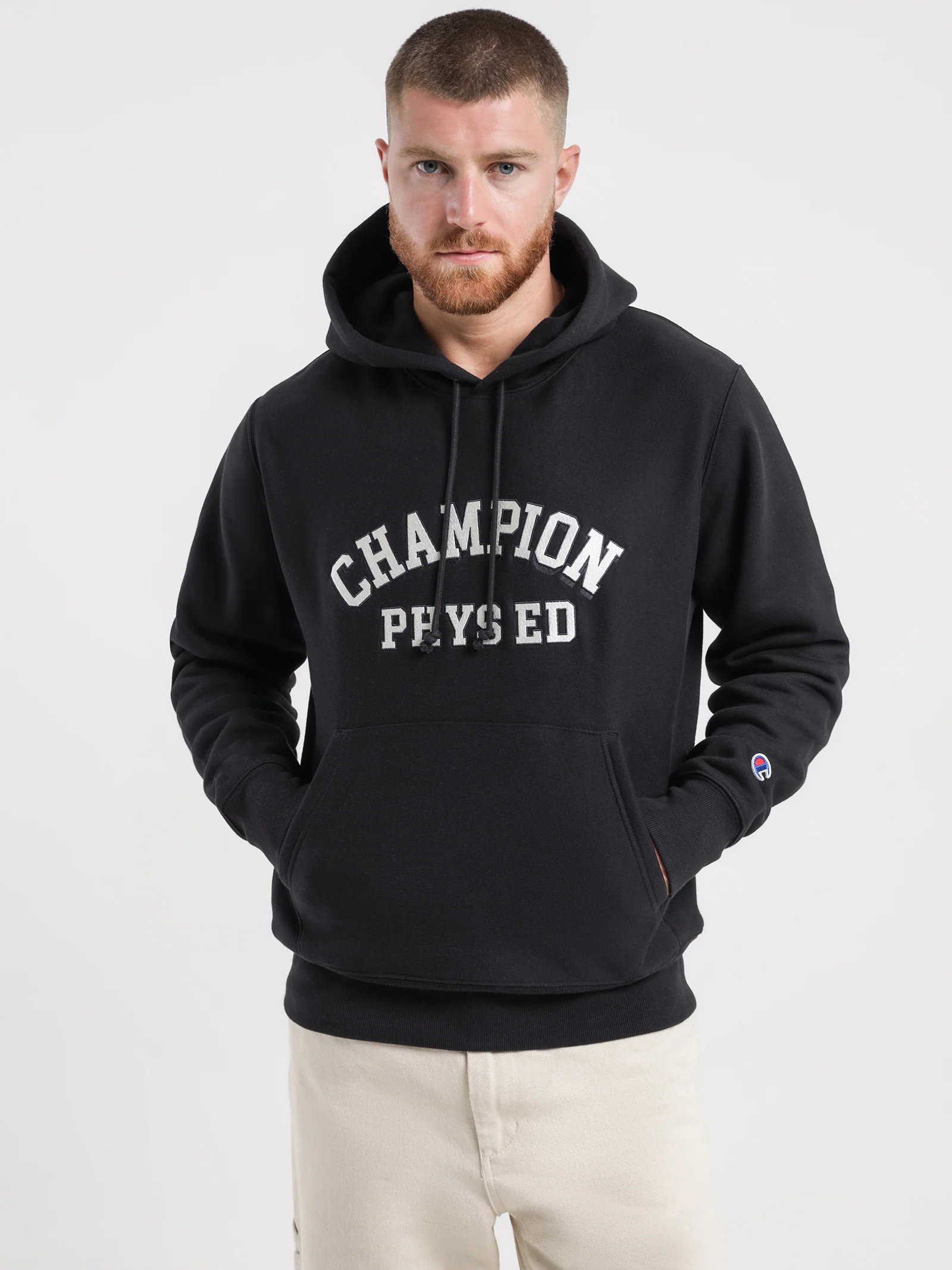 Reverse Weave Phys Ed Hoodie - Image 3