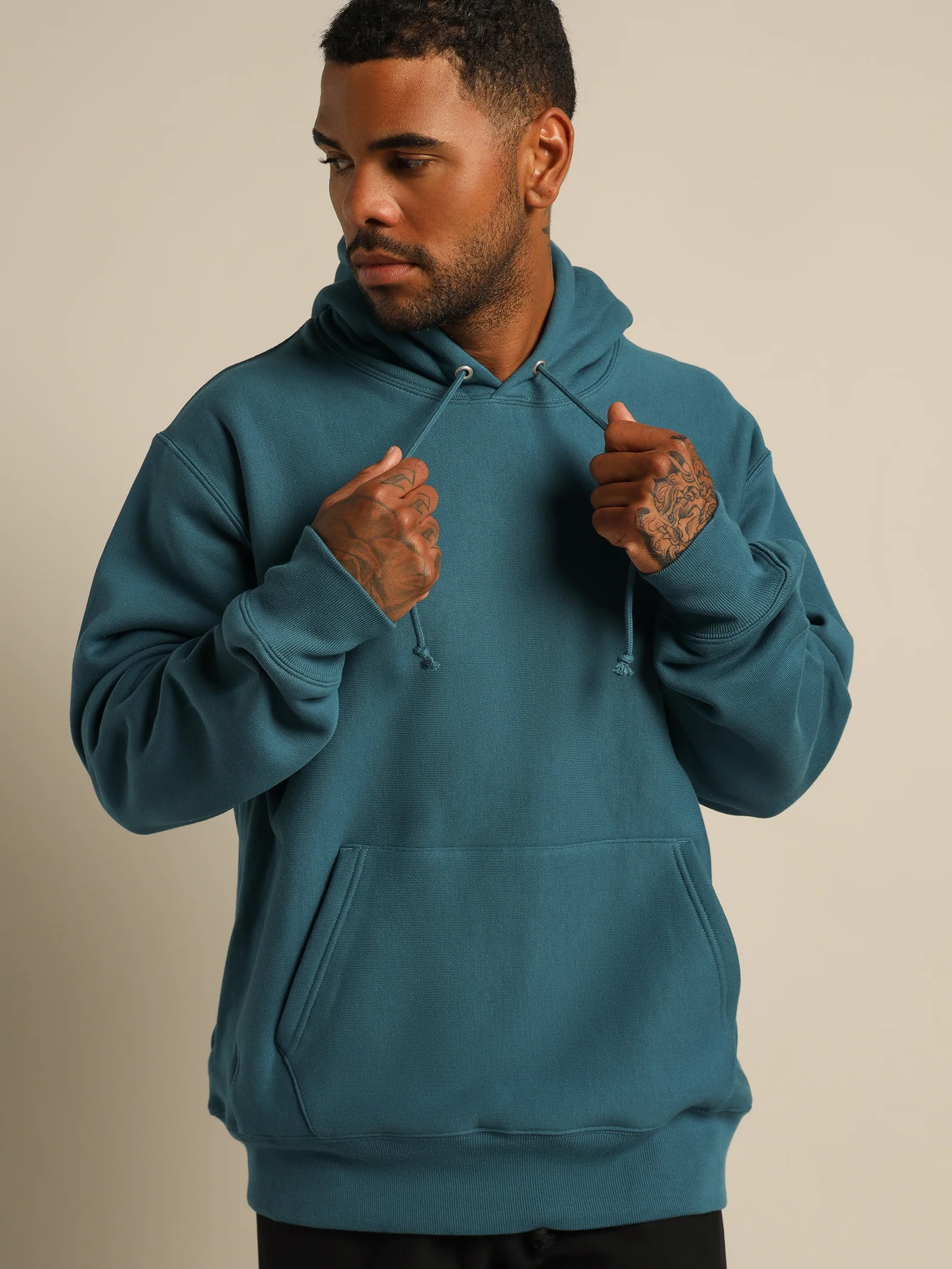 Reverse Weave Small C Hoodie - Image 4