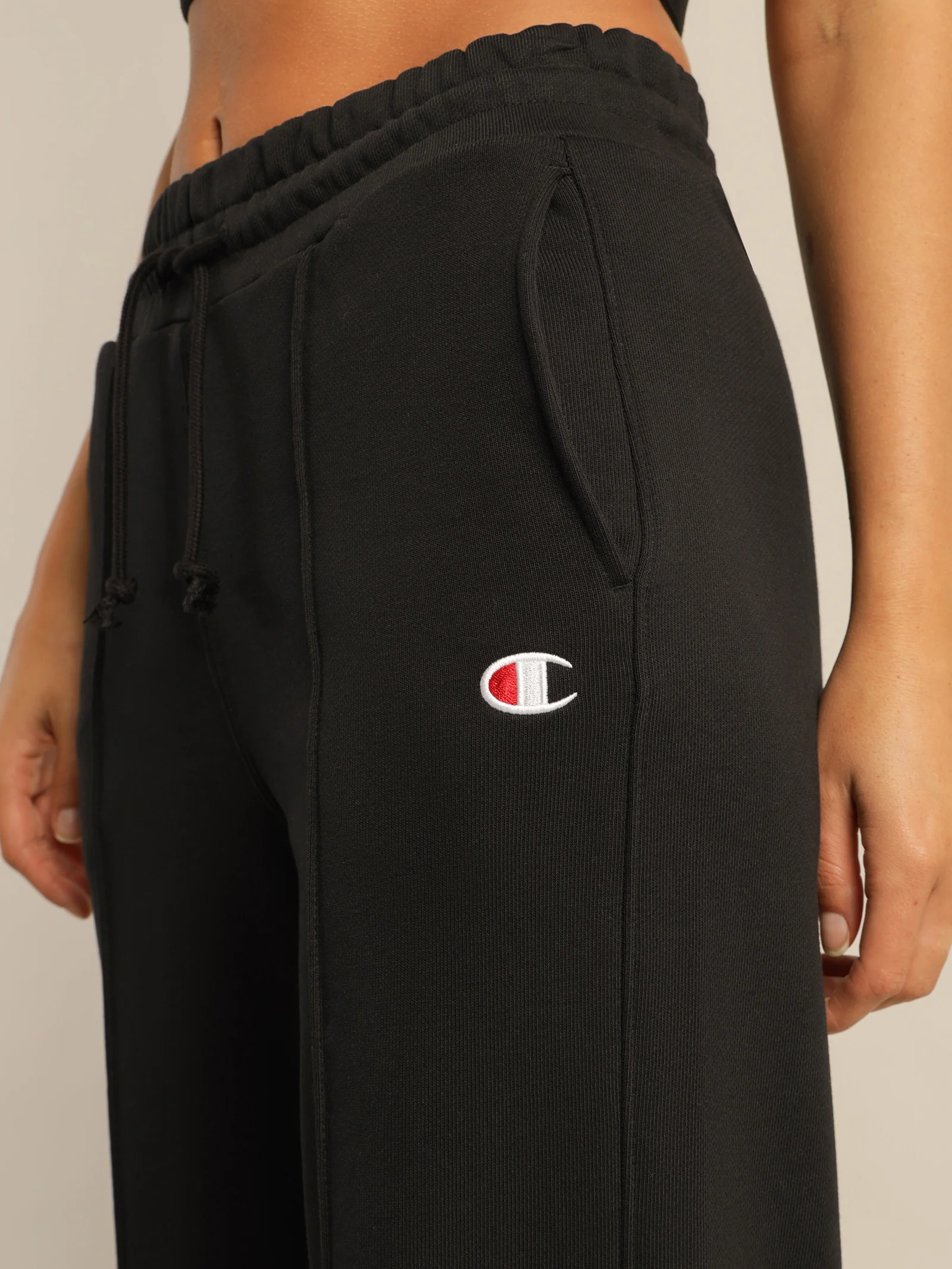 Reverse Weave Small C Wide Joggers - Image 3