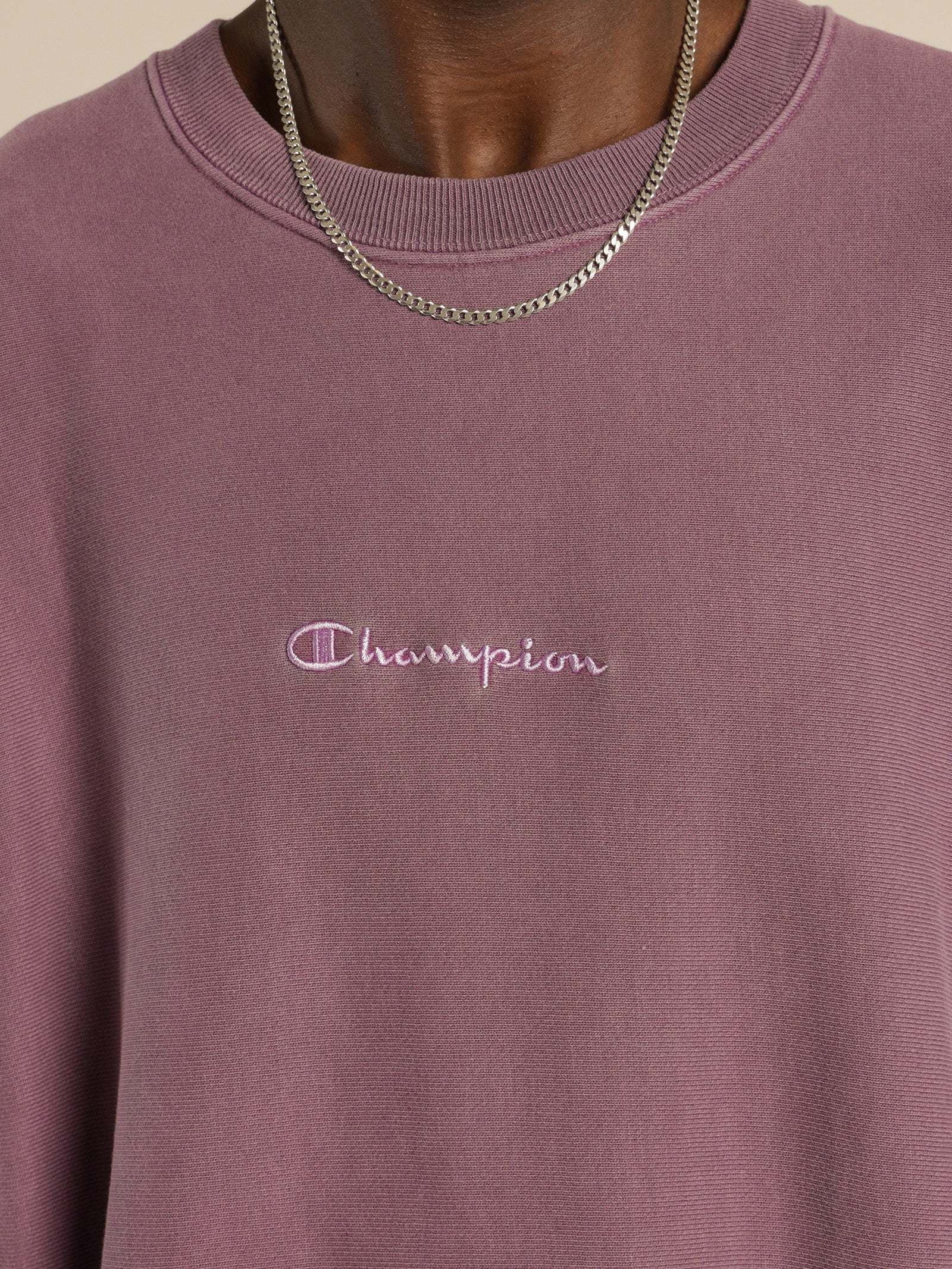 Reverse Weave Terry Garment Dye Crew - Image 4
