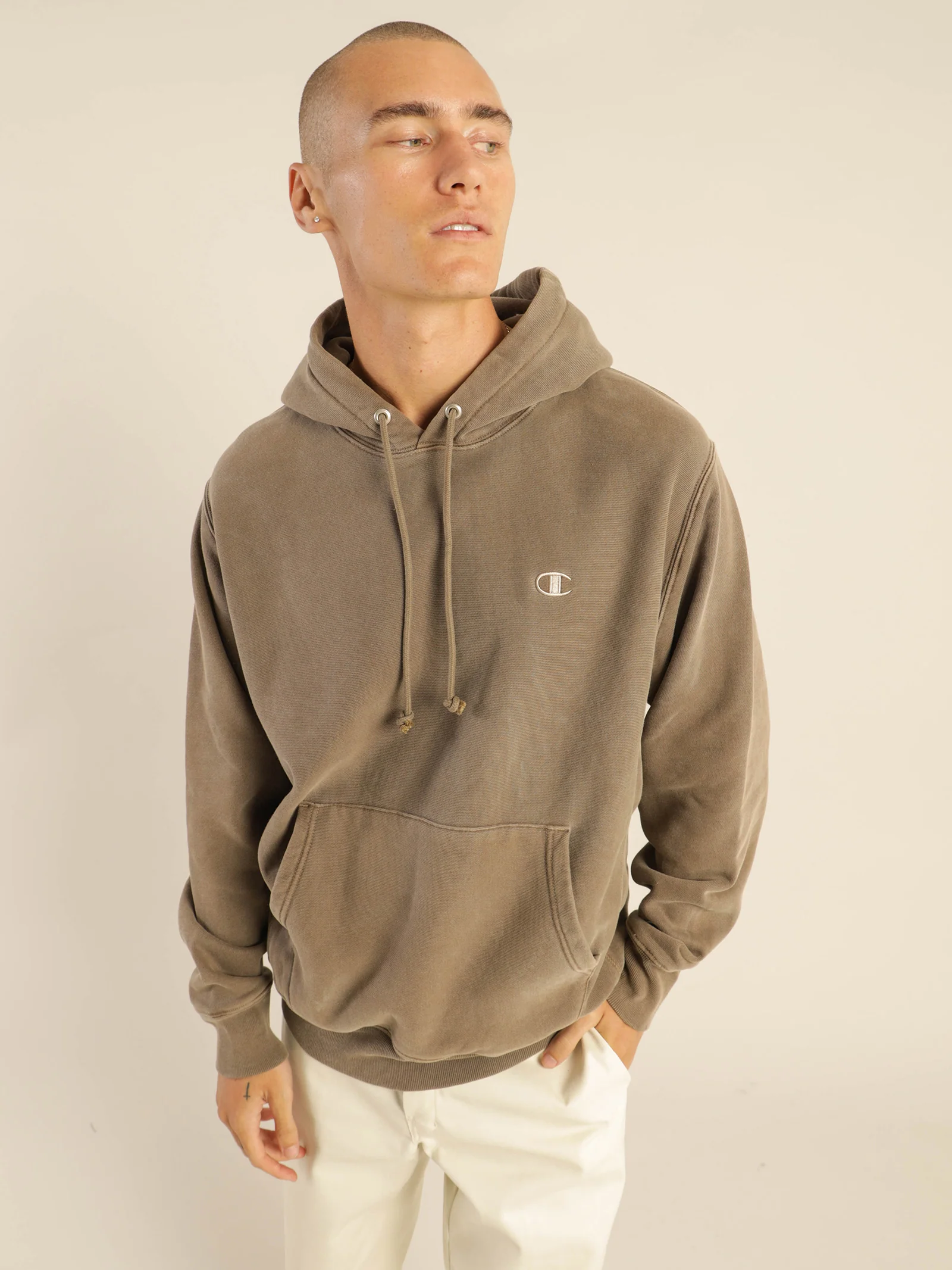 Reverse Weave Terry Garment Dye Hood - Image 2
