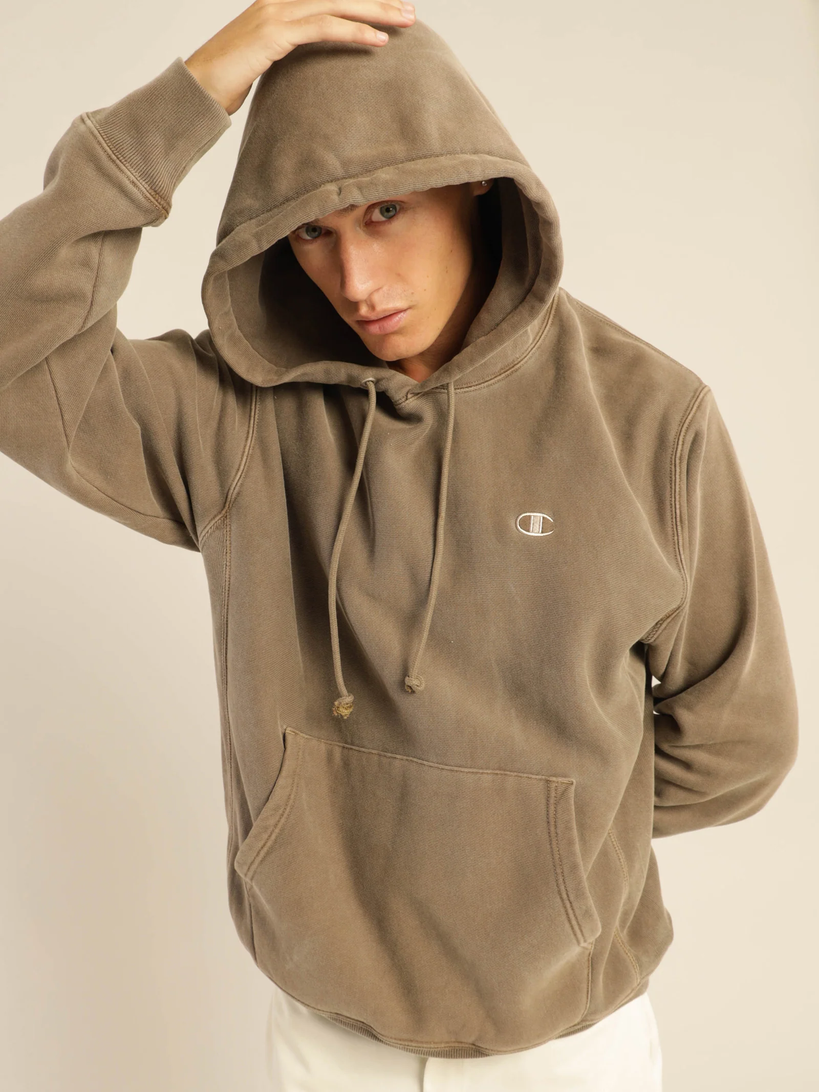 Reverse Weave Terry Garment Dye Hood - Image 3