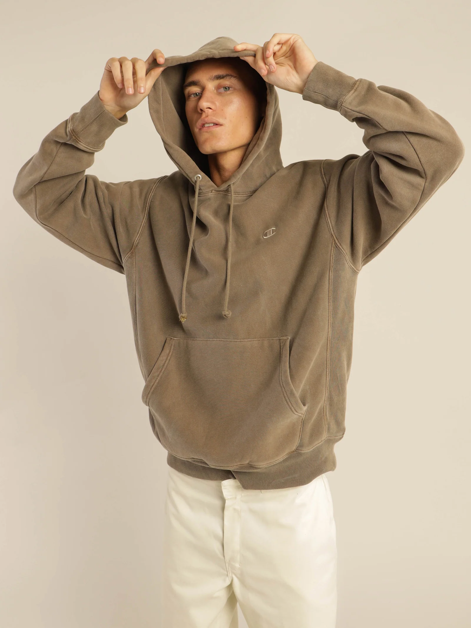 Reverse Weave Terry Garment Dye Hood - Image 4