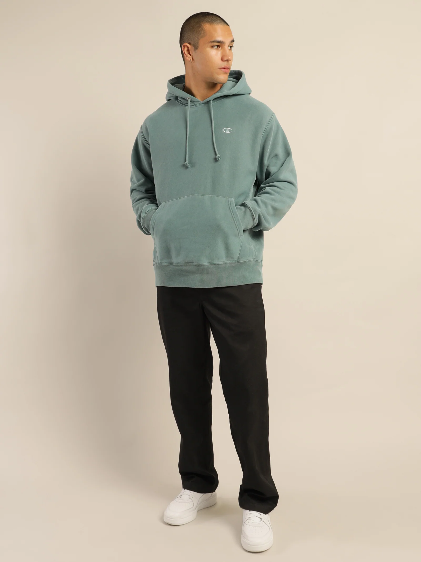 Reverse Weave Terry Garment Dye Hood - Image 5