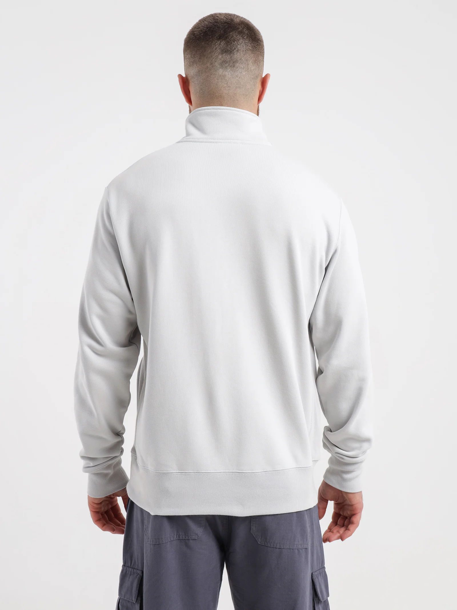 Reverse Weave Terry Quarter Zip Pullover - Image 5