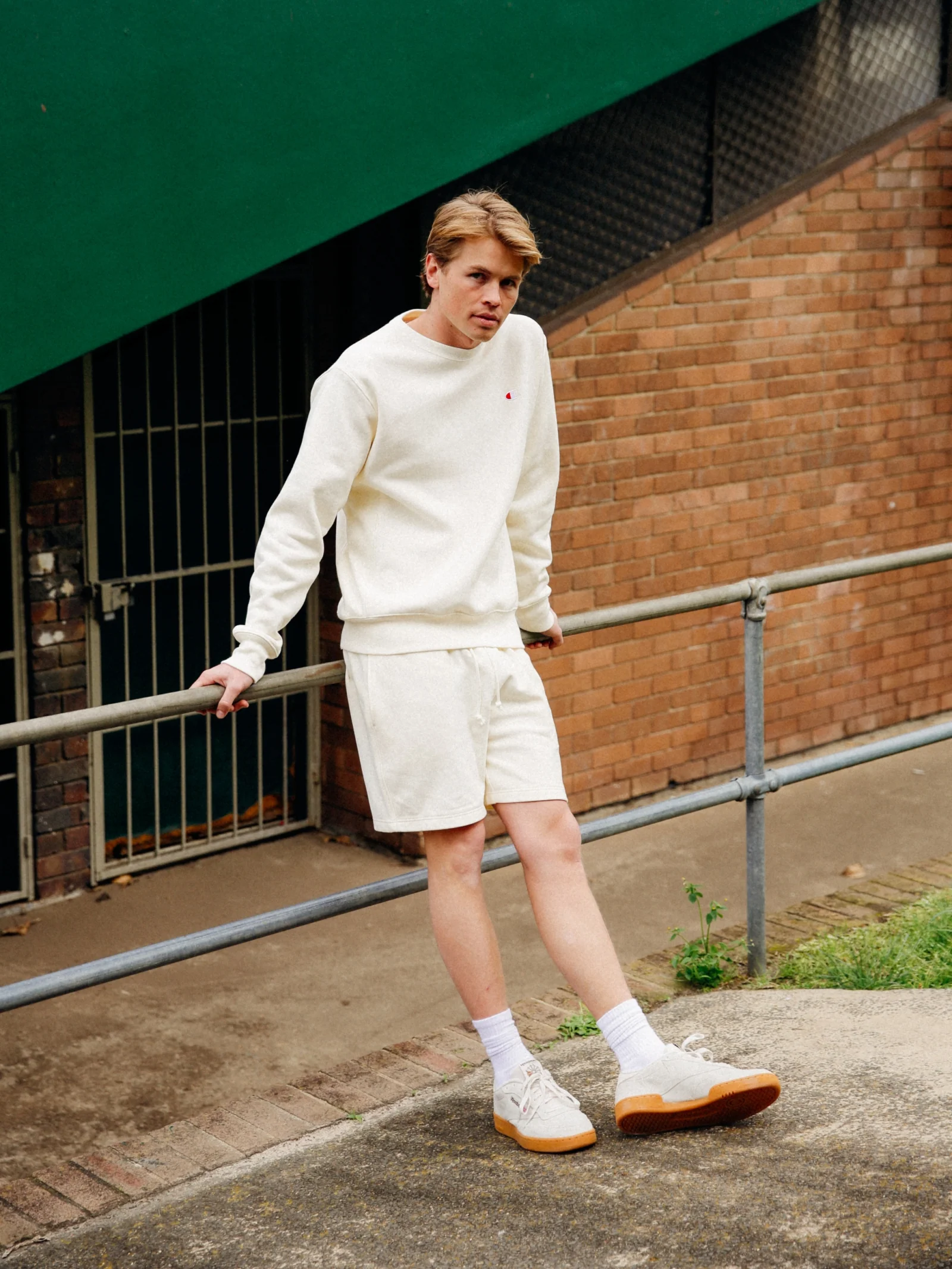 Reverse Weave Terry Relaxed Shorts - Image 2