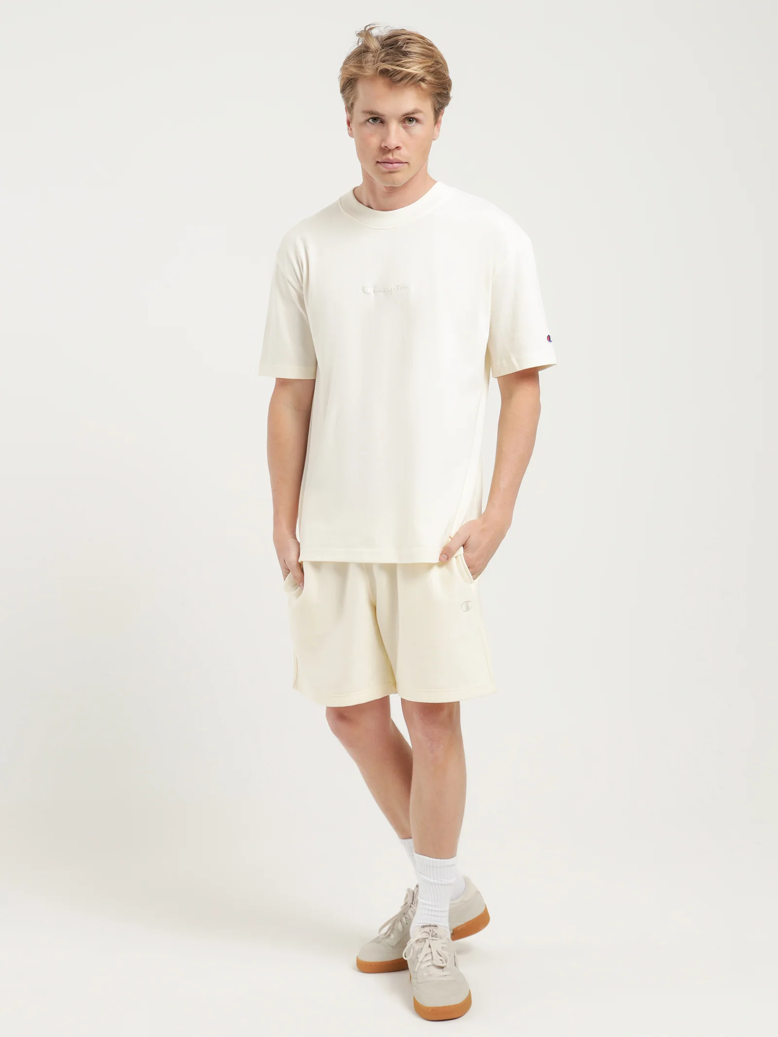Reverse Weave Terry Relaxed Shorts - Image 4
