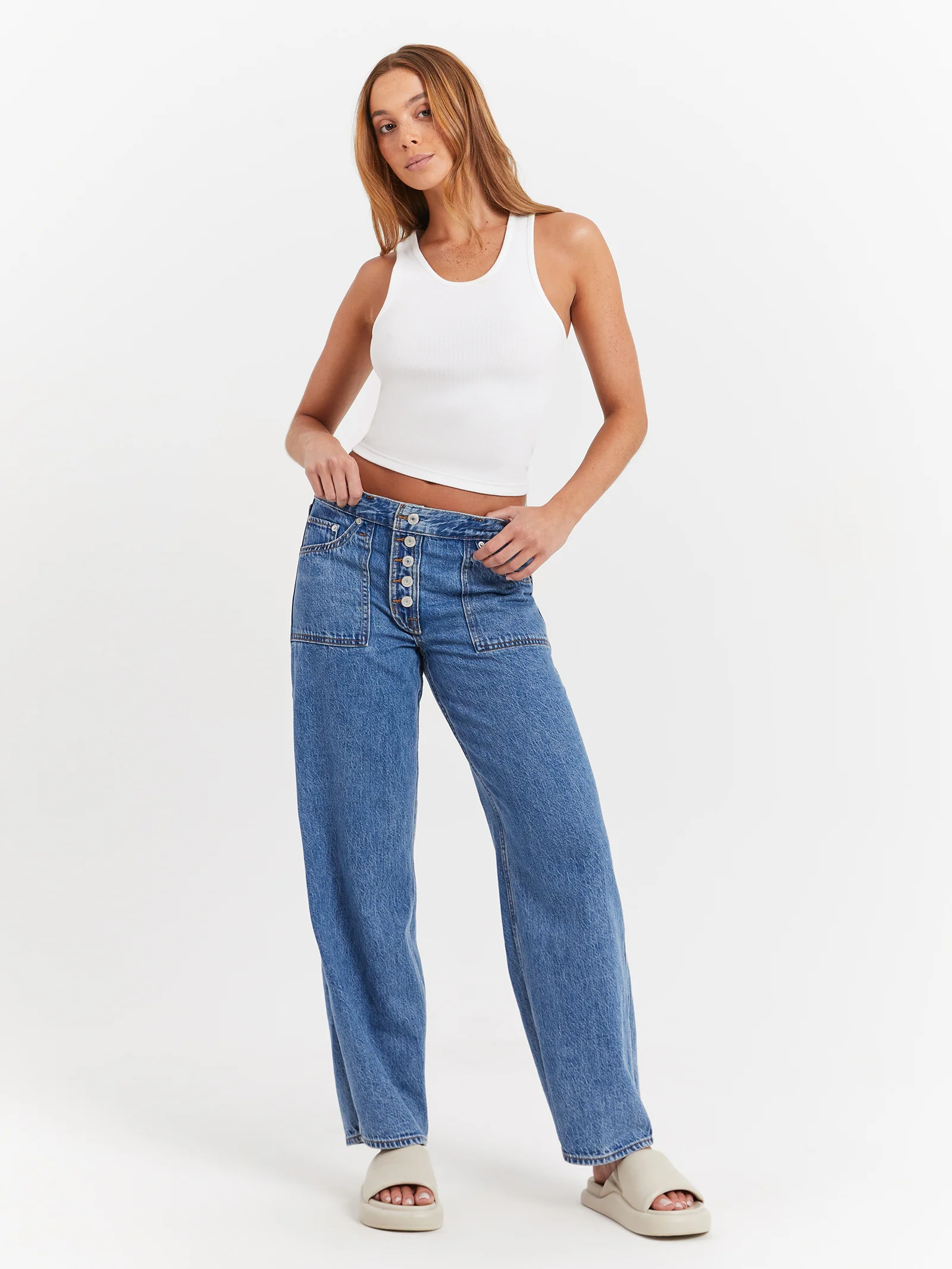 Reversible Baggy Dad Jeans - Image 3