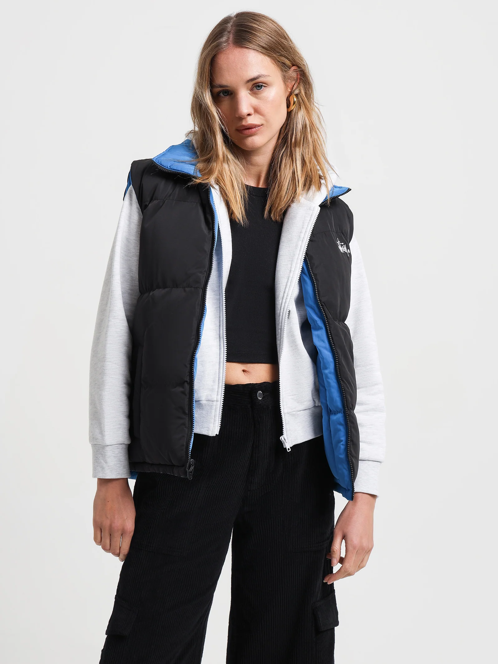 Reversible Graffiti Puffer Vest - Image 2