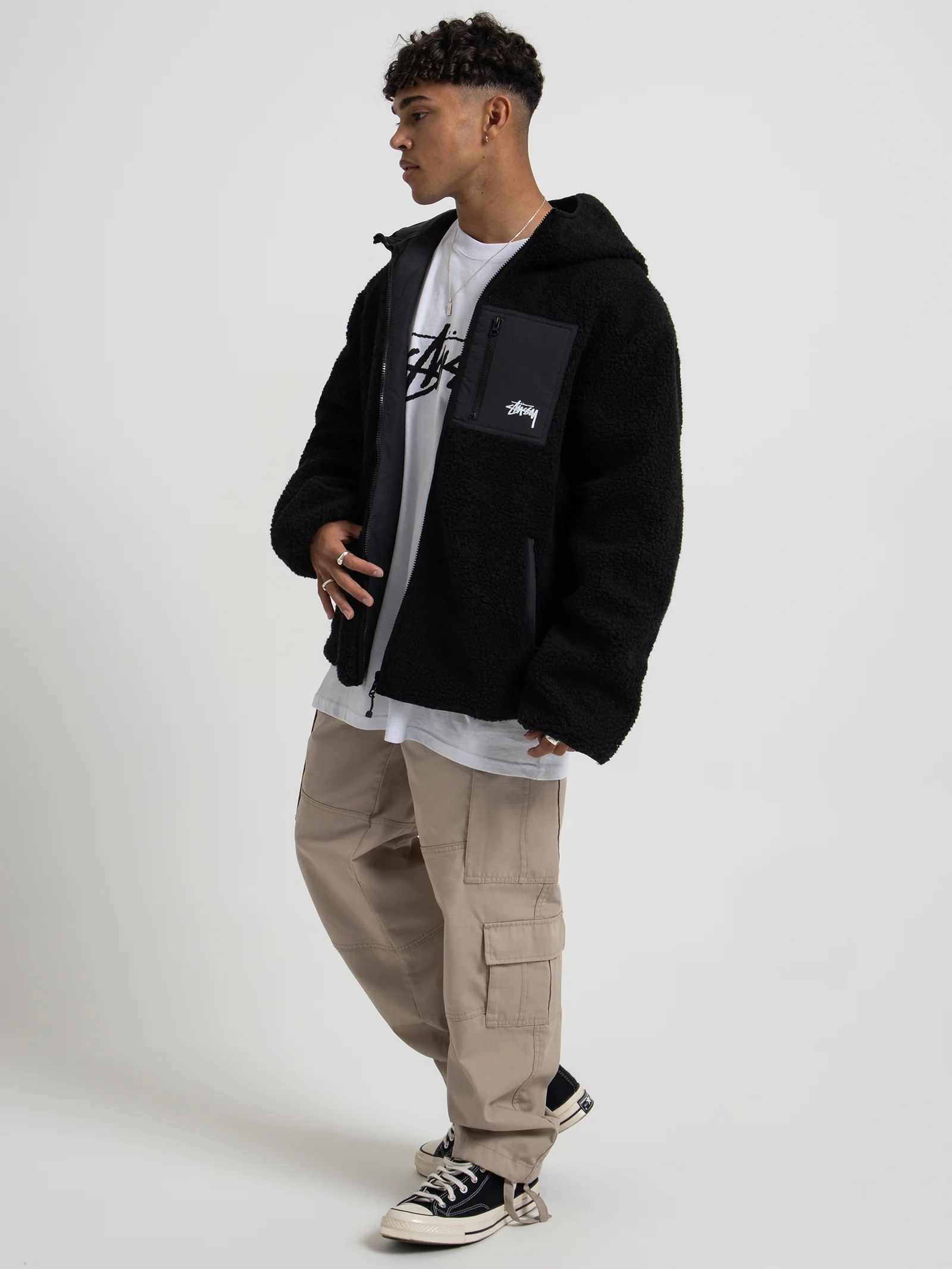 Reversible Sherpa Jacket - Image 4