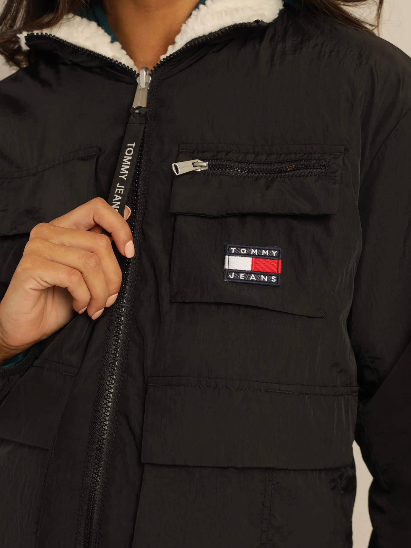 Reversible Sherpa Jacket - Image 6