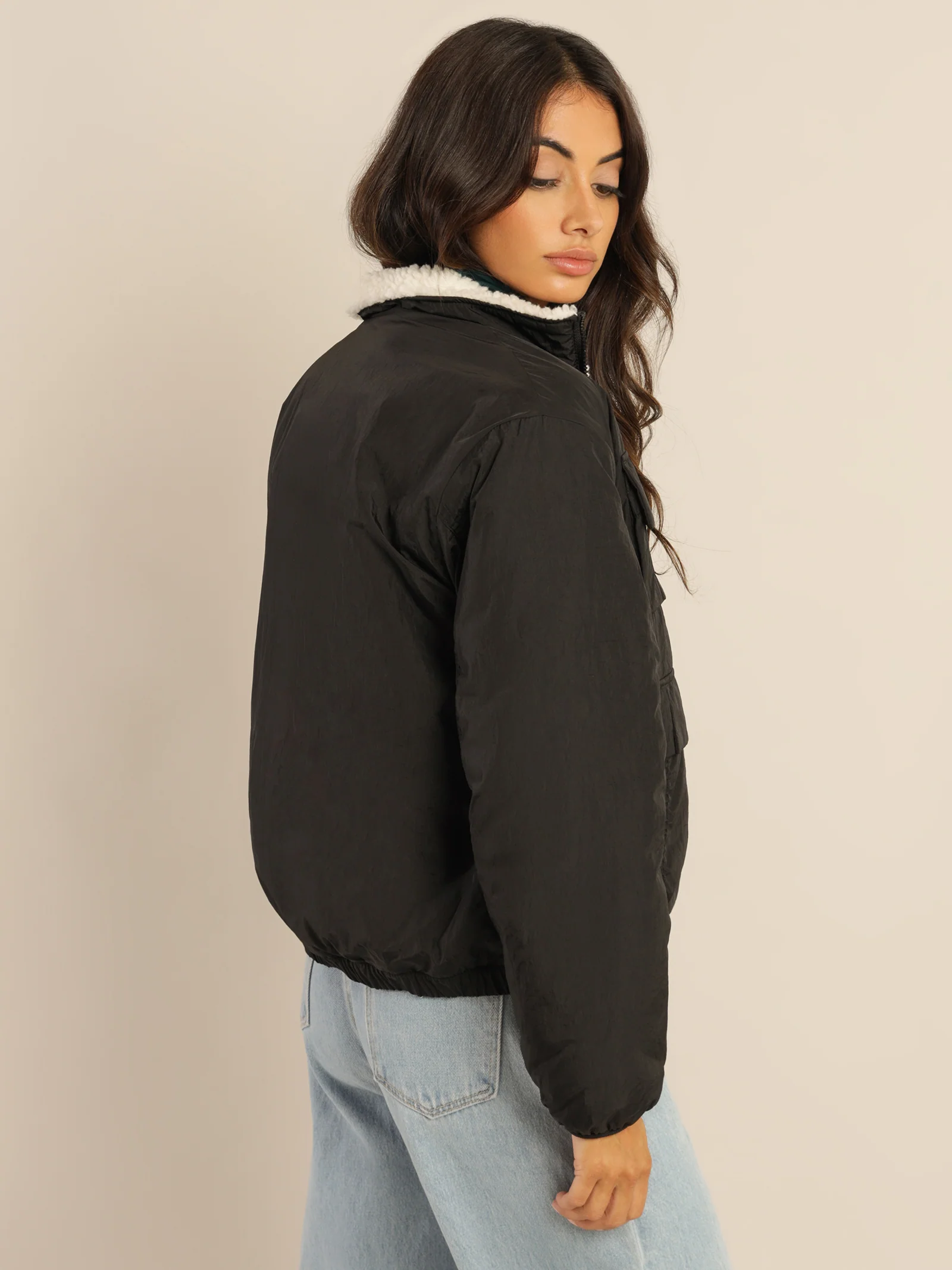 Reversible Sherpa Jacket - Image 7