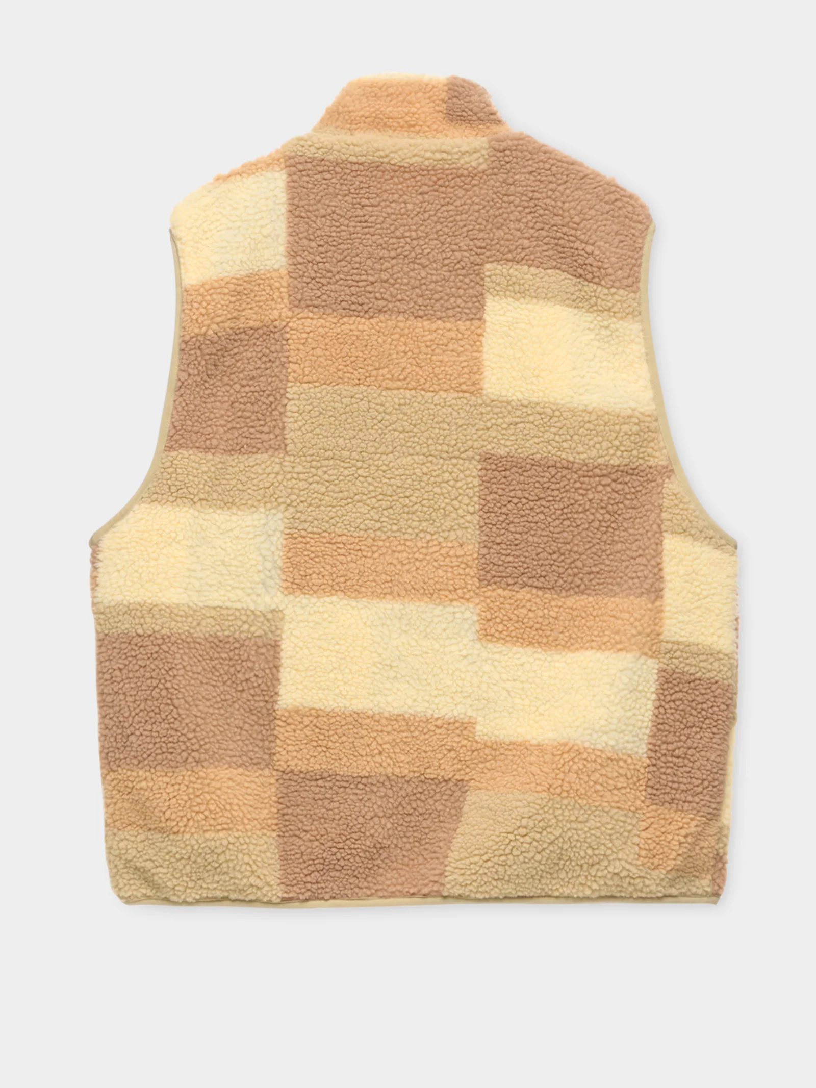 Reversible Square Jacquard Sherpa Vest - Image 3