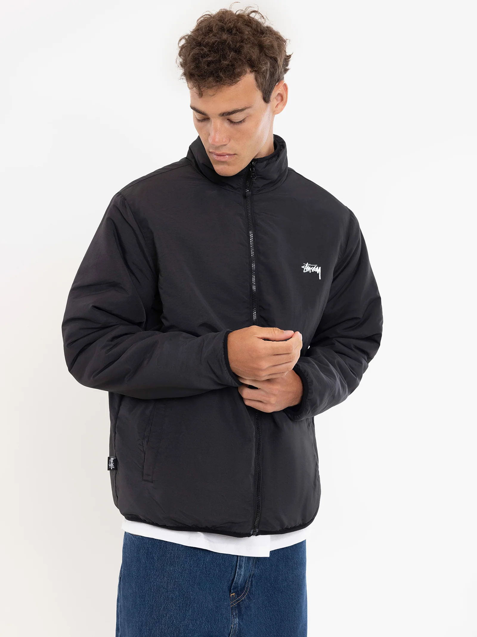 Reversible Stock Sherpa Jacket - Image 4