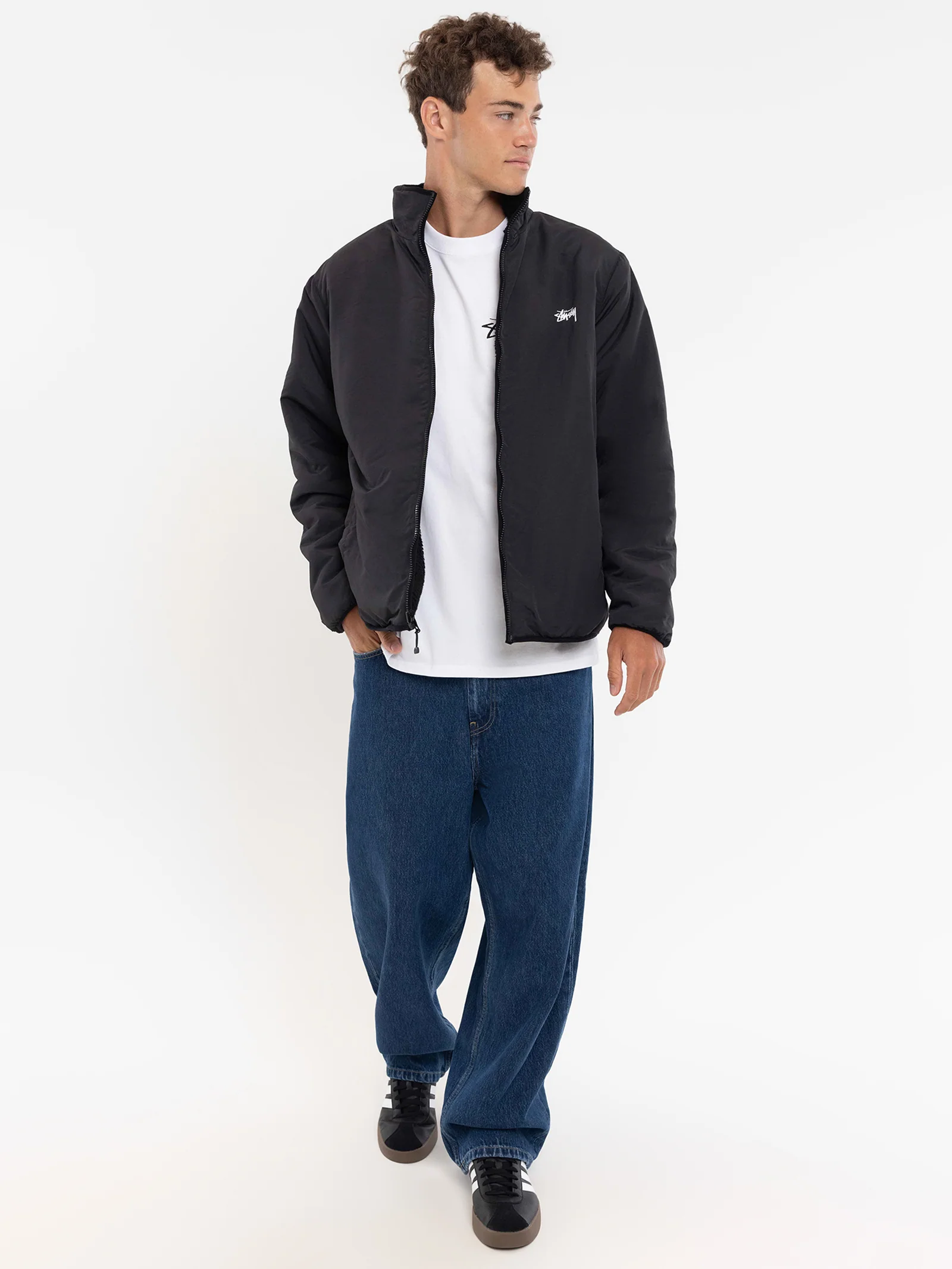Reversible Stock Sherpa Jacket - Image 5