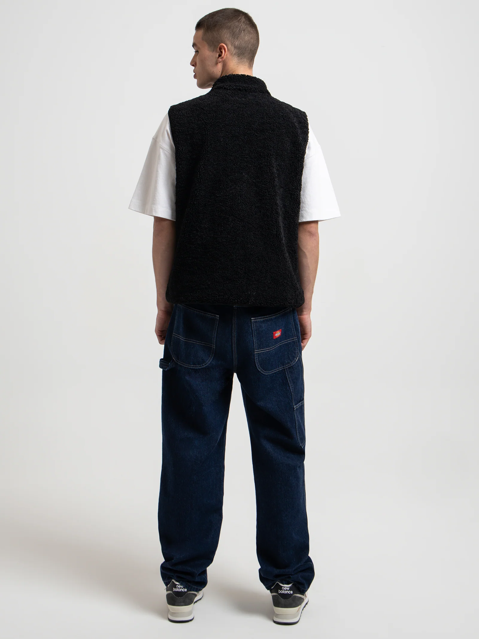 Reversible Stock Sherpa Vest - Image 5