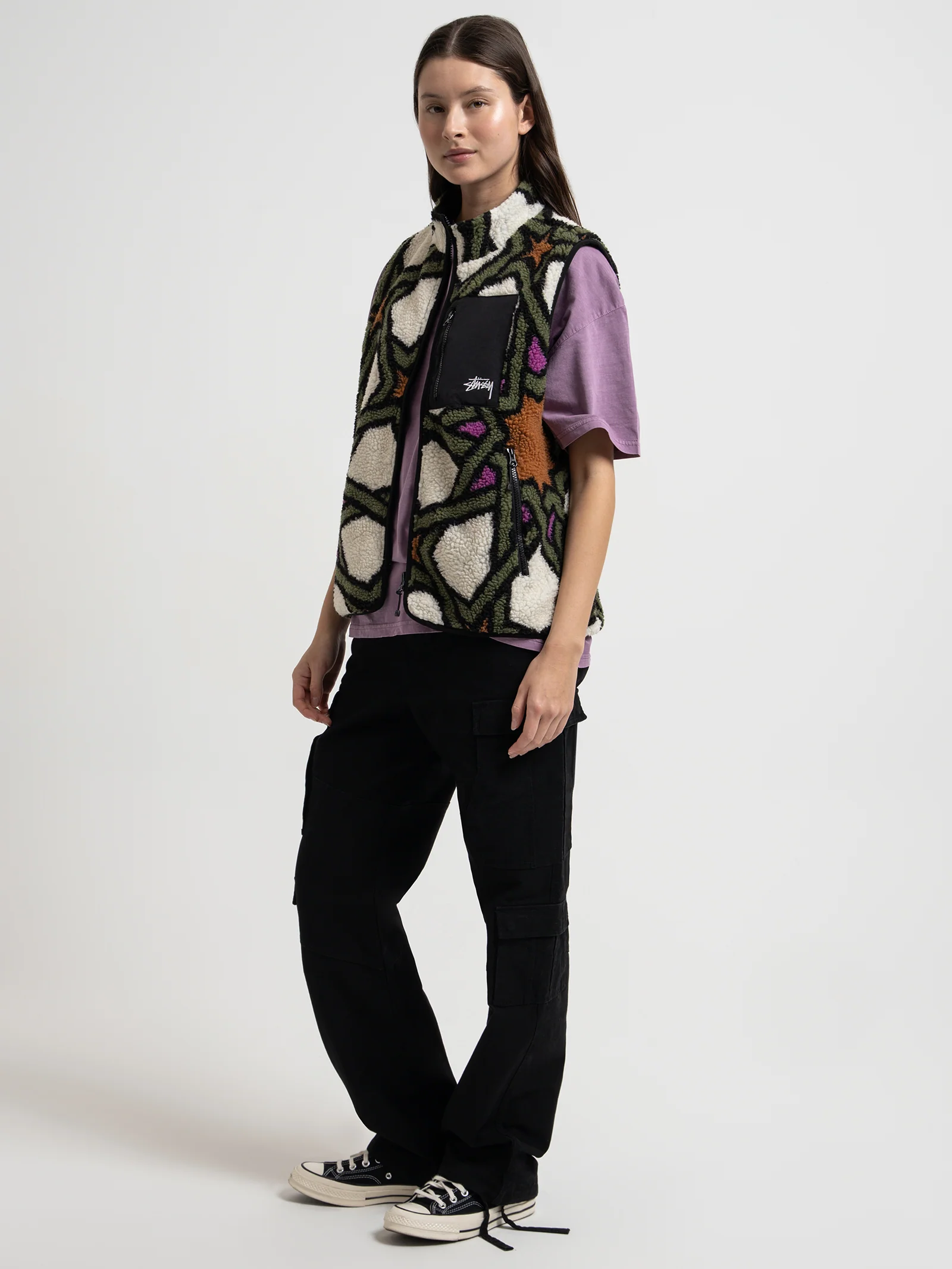 Reversible Stock Sherpa Vest - Image 4