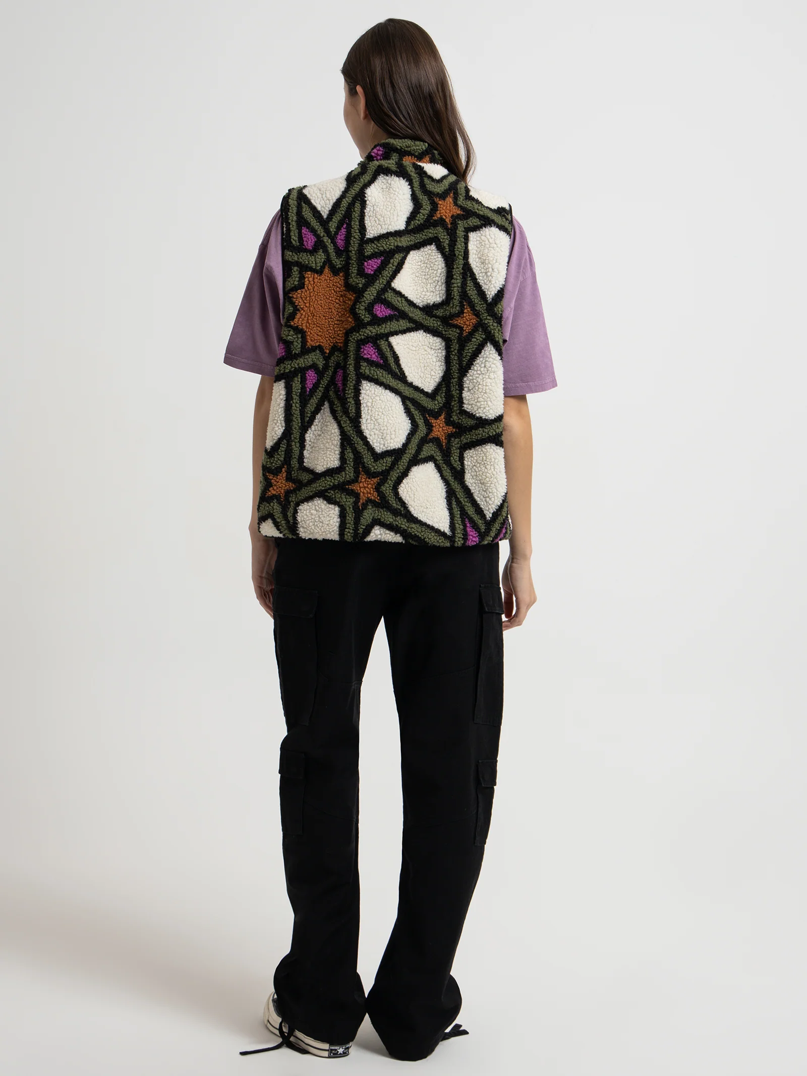 Reversible Stock Sherpa Vest - Image 5
