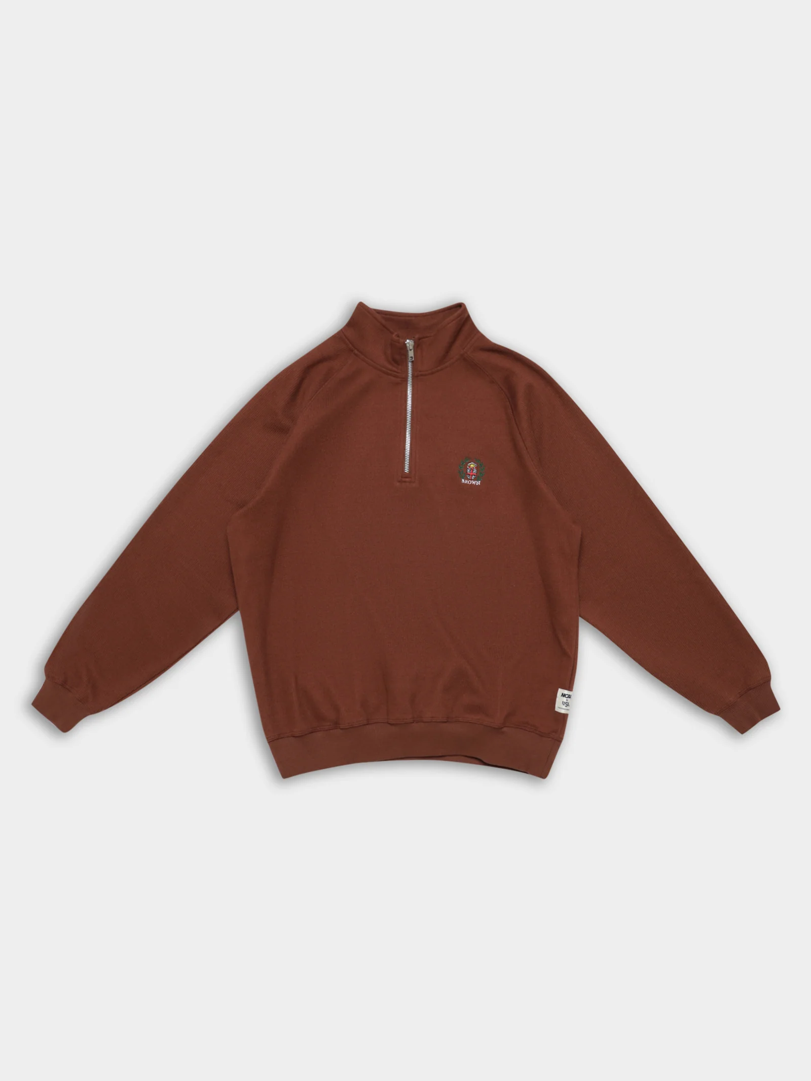 Rib 1/4 Zip Track Sweater - Image 6