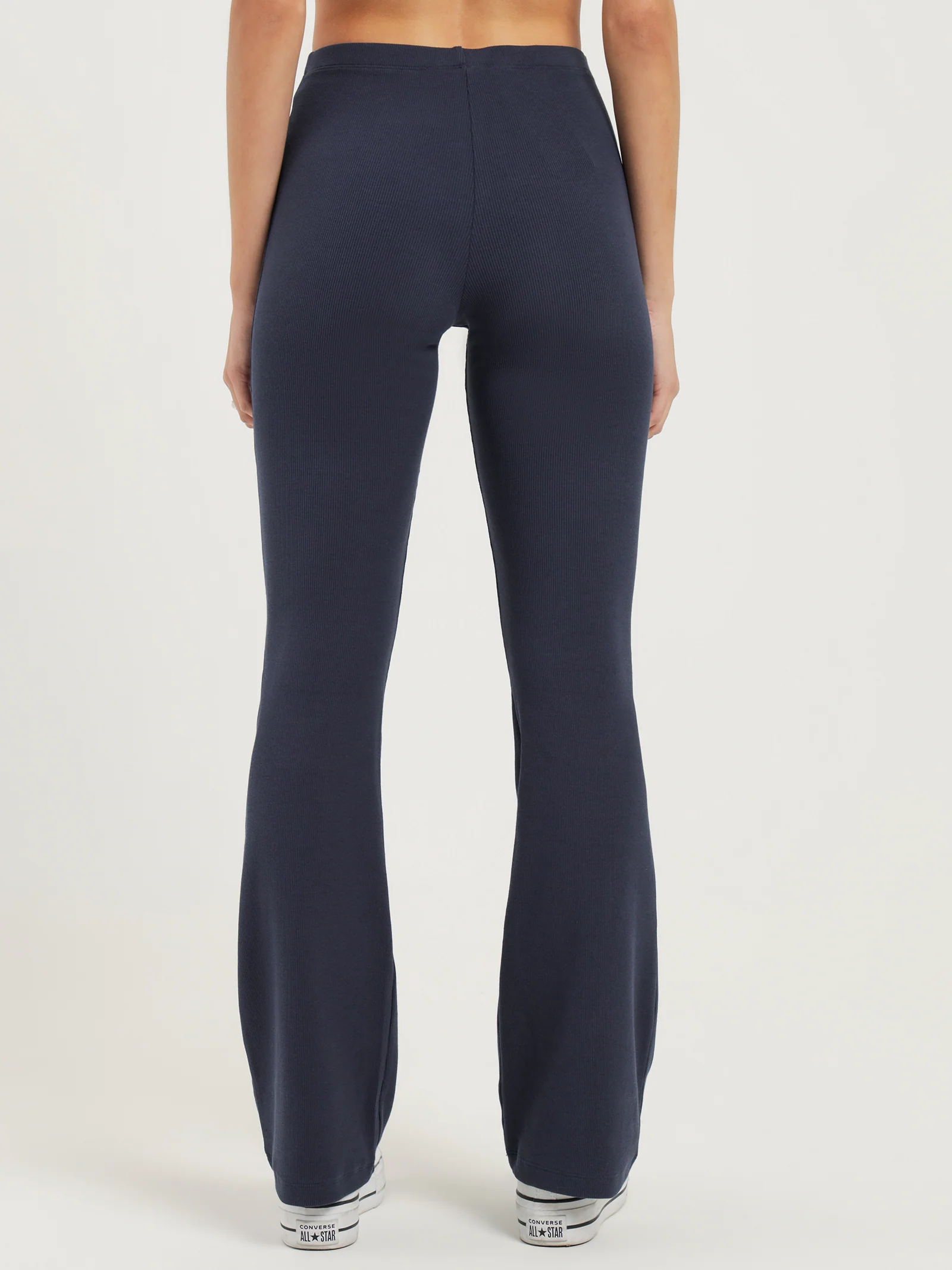 Rib Badge Flare Leggings - Image 5