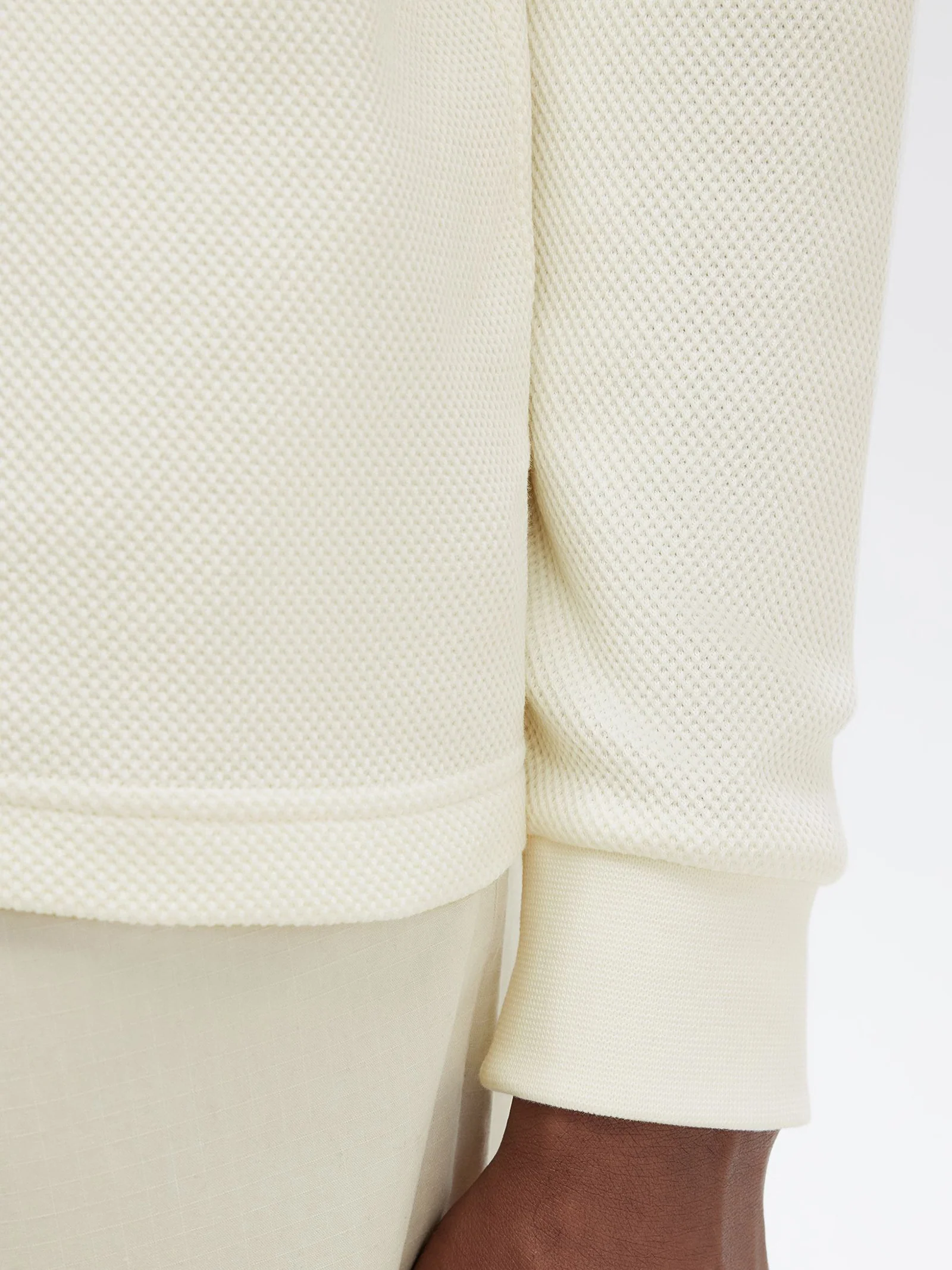 Rib Detail Polo Shirt - Image 4